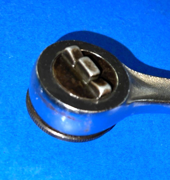 CRAFTSMAN TOOLS VINTAGE 1/2 DRIVE THUMB WHEEL SINGLE -V- RATCHET RARE