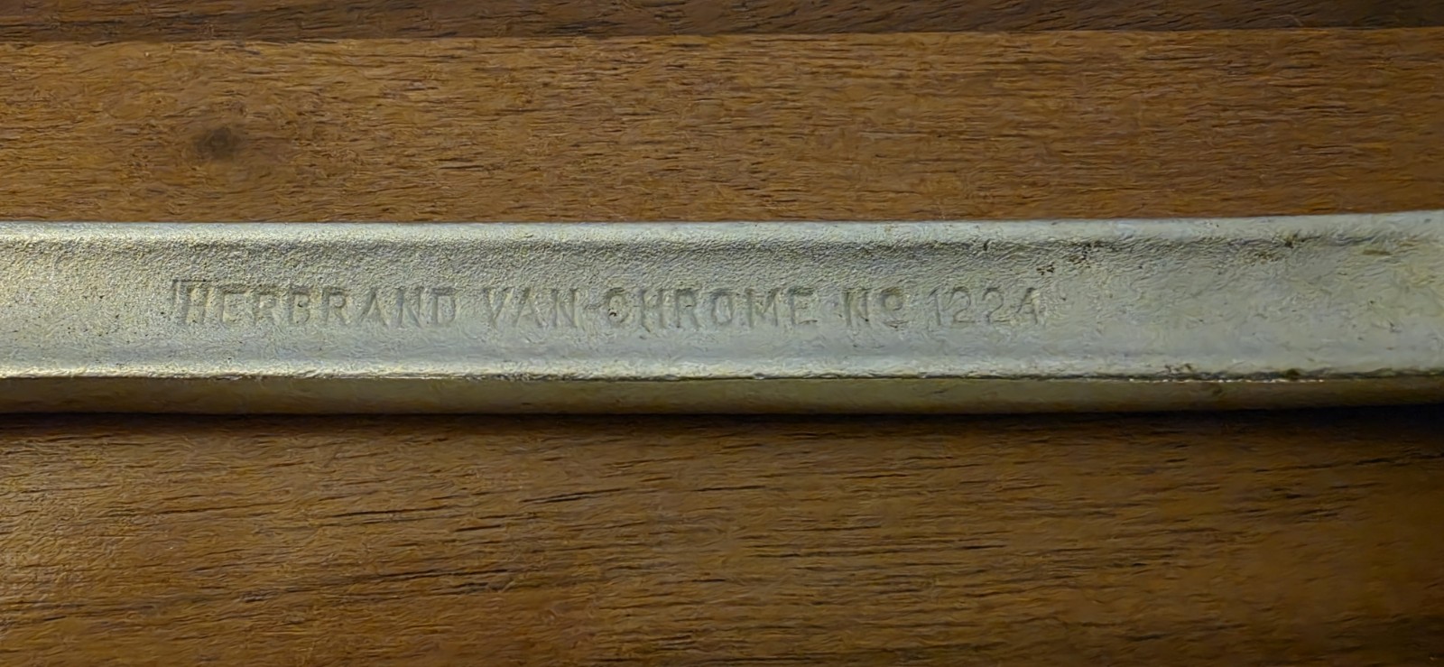 Vintage Herbrand Van-Chrome No. 1224 Combination Wrench 3/4″ USA Tool