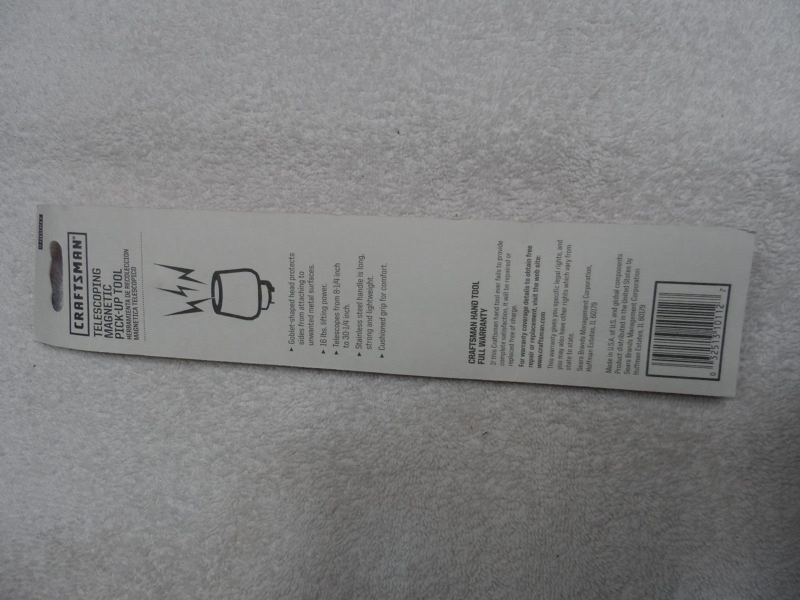 Craftsman Mega Mag Magnetic Pick Up Tool, made in USA – Part # 46947