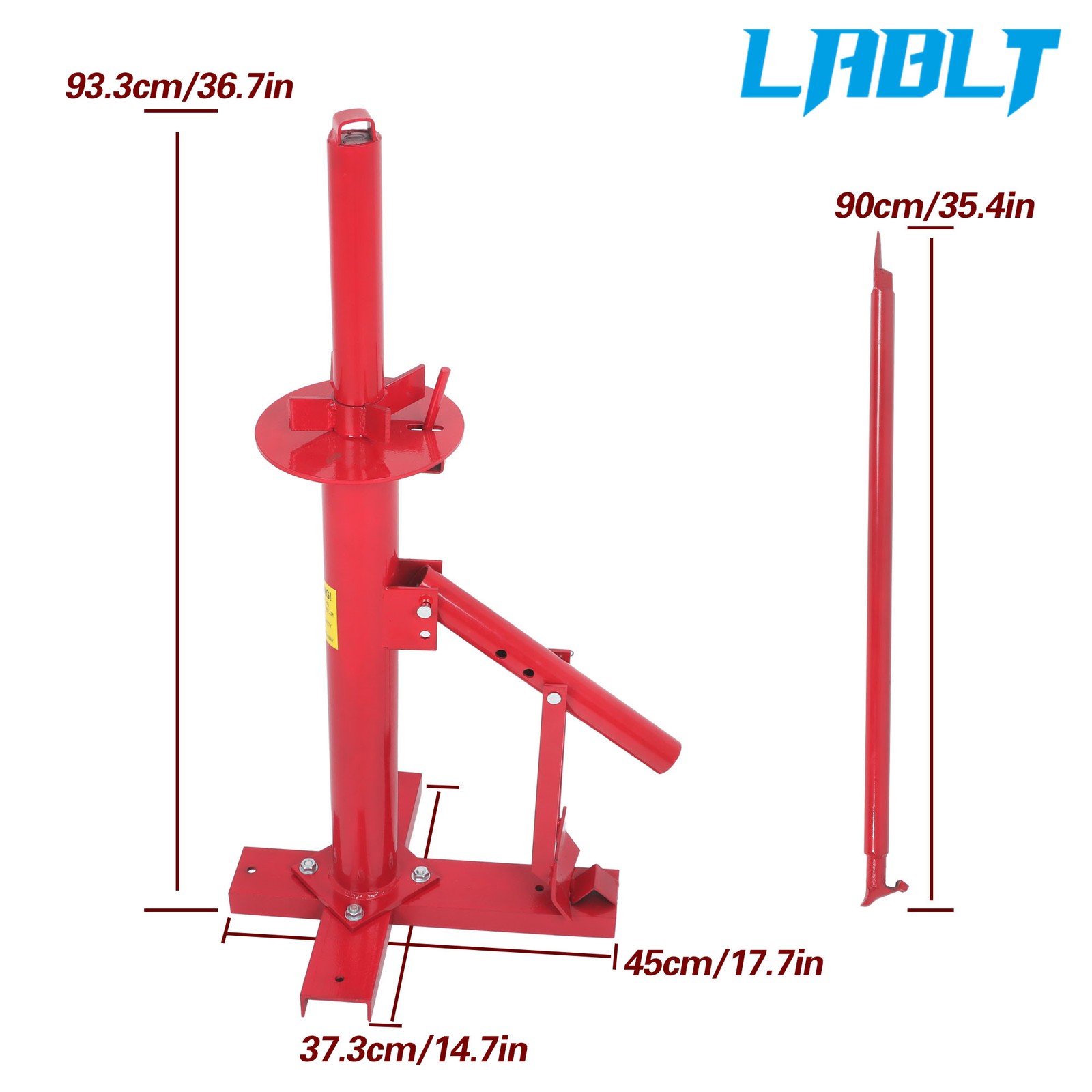 Manual Tire Changer Portable Hand Bead Breaker Mounting Tool For 8″ to 16″ Tires