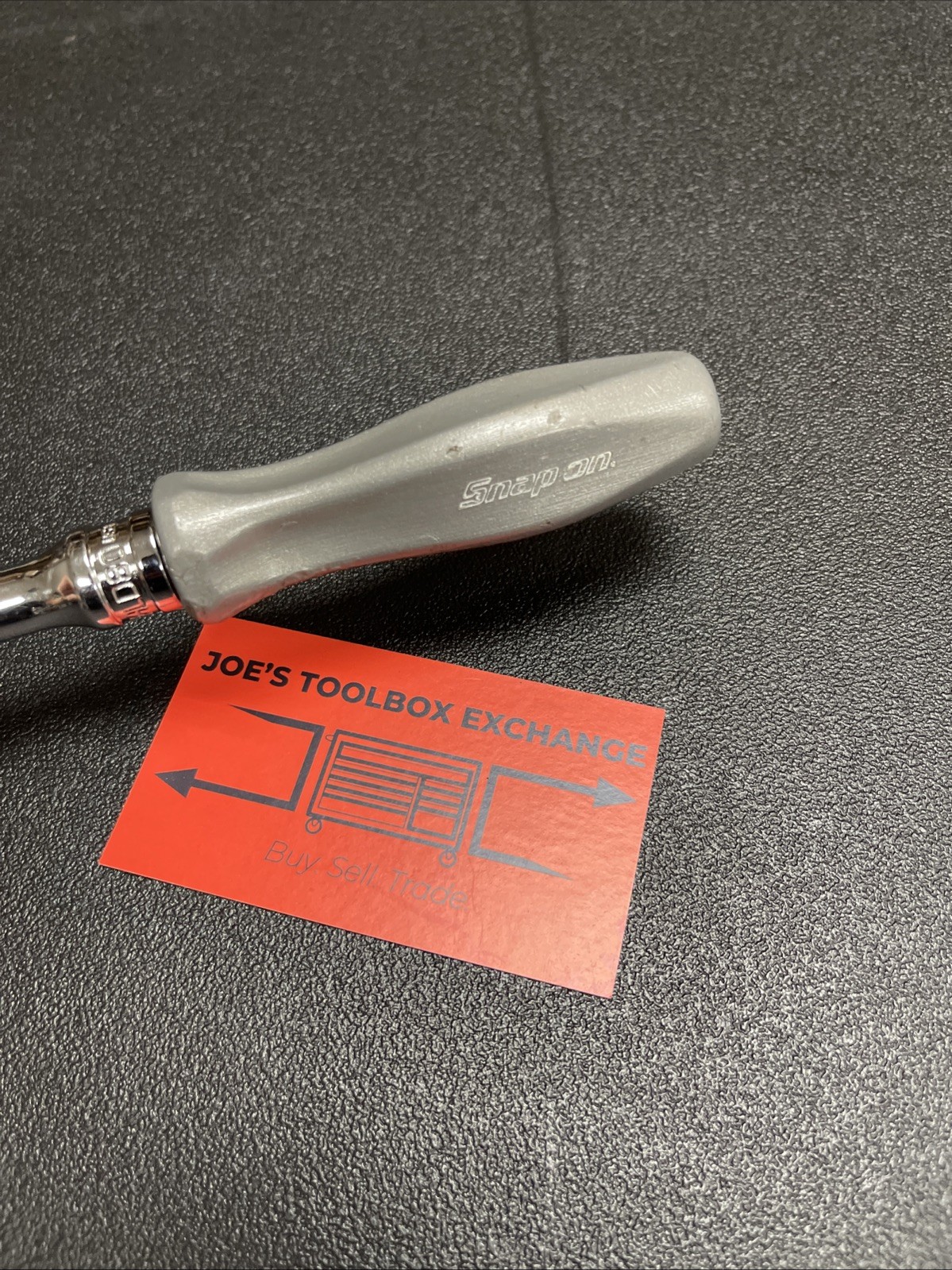 Snap-on Tools USA 3/8″ Drive DARK TITANIUM Hard Handle LONG Ratchet FHLD80DT