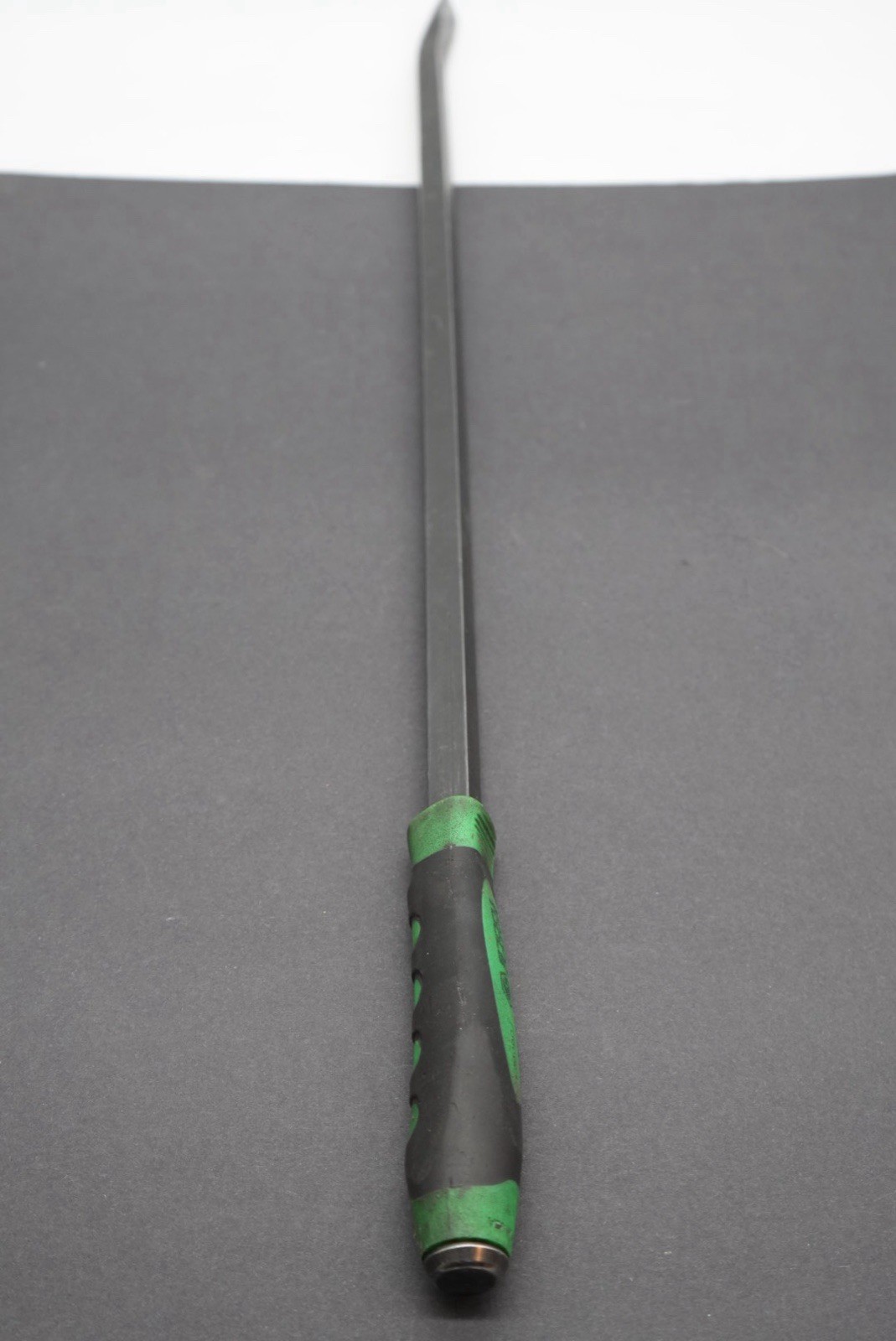 Matco Tools Pry Bar 36”Inch Bent Curved Tip Strike Handle (Green) PBG36C