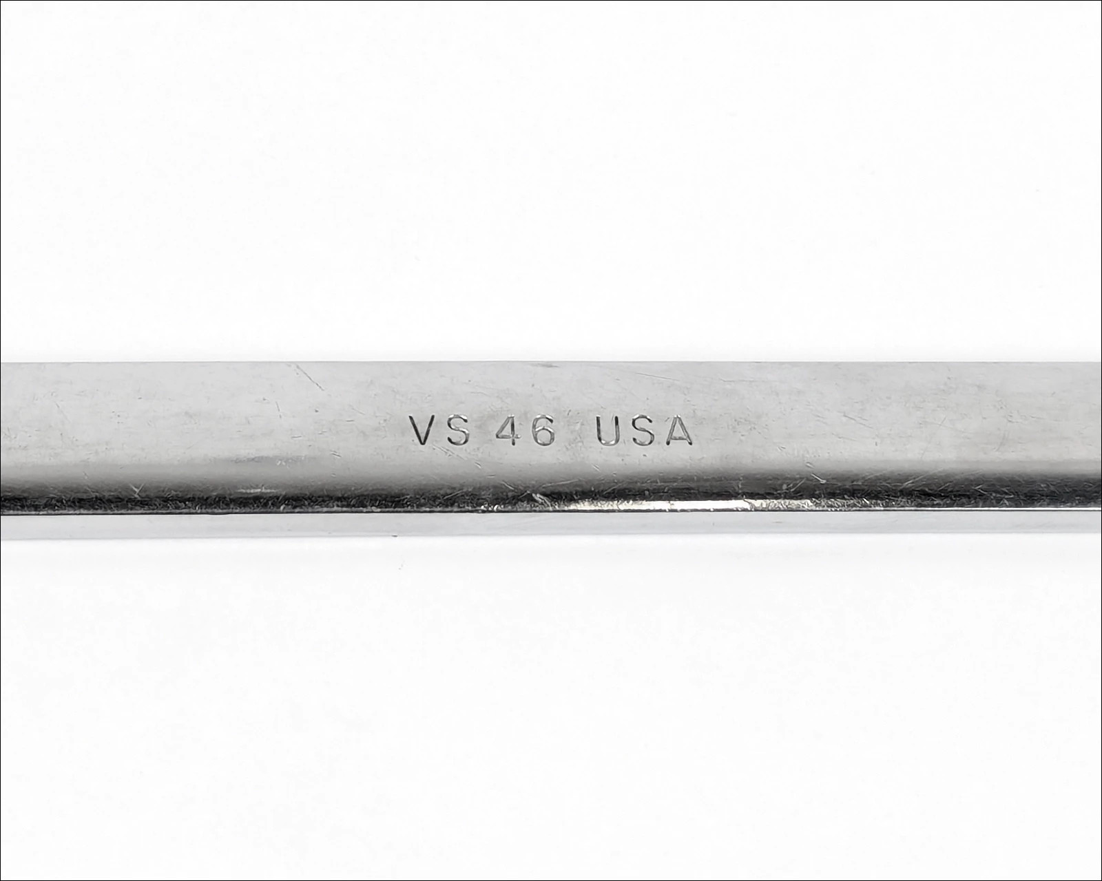 Snap-on Tools VS46 1 7/16″ SAE 4 Way Open-End Angle Head Chrome Wrench USA Made
