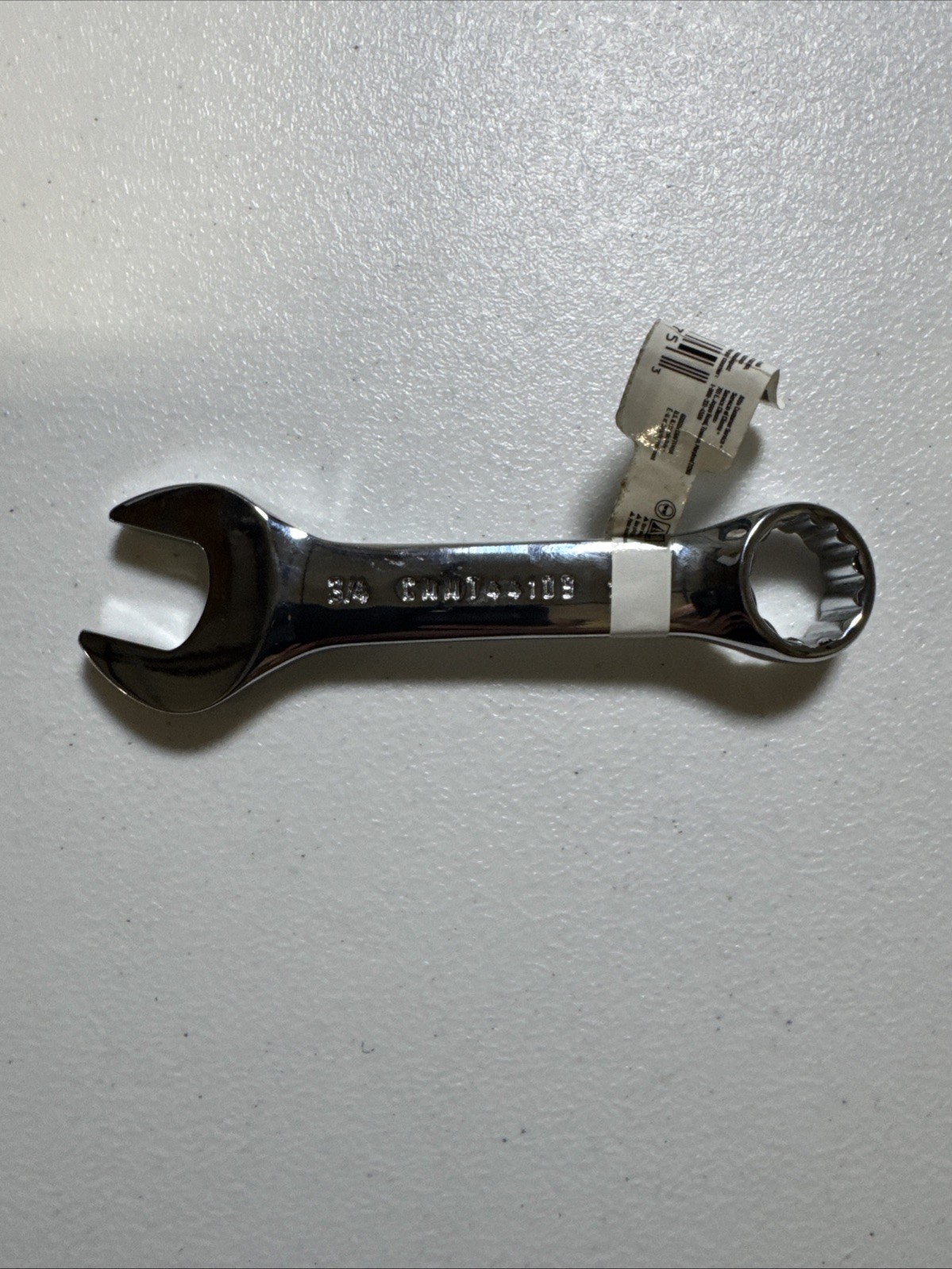 Craftsman Professional Standard SAE Polish Stubby Wrench, USA 3/4″ – p/n 44109