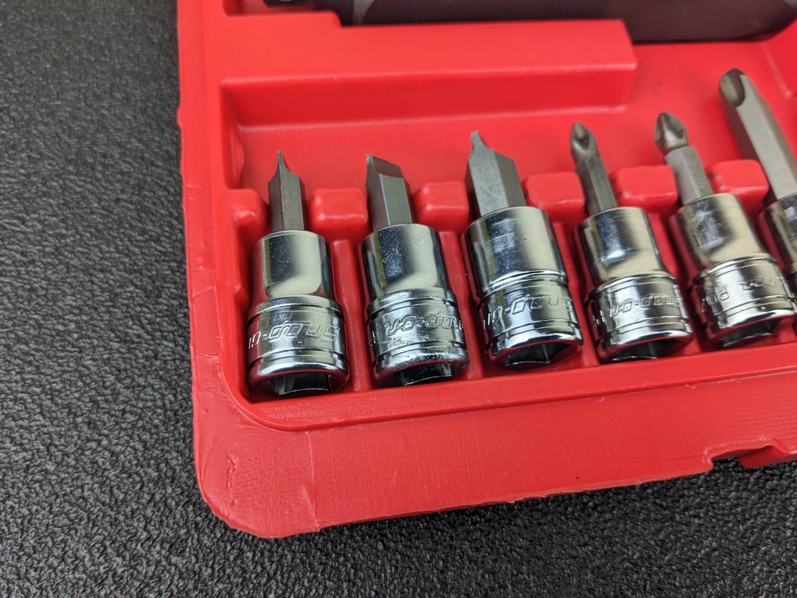 #bo117 Snap On Tools PIT208 EPIT208 3/8” Impact Driver Set 8 pcs with Case