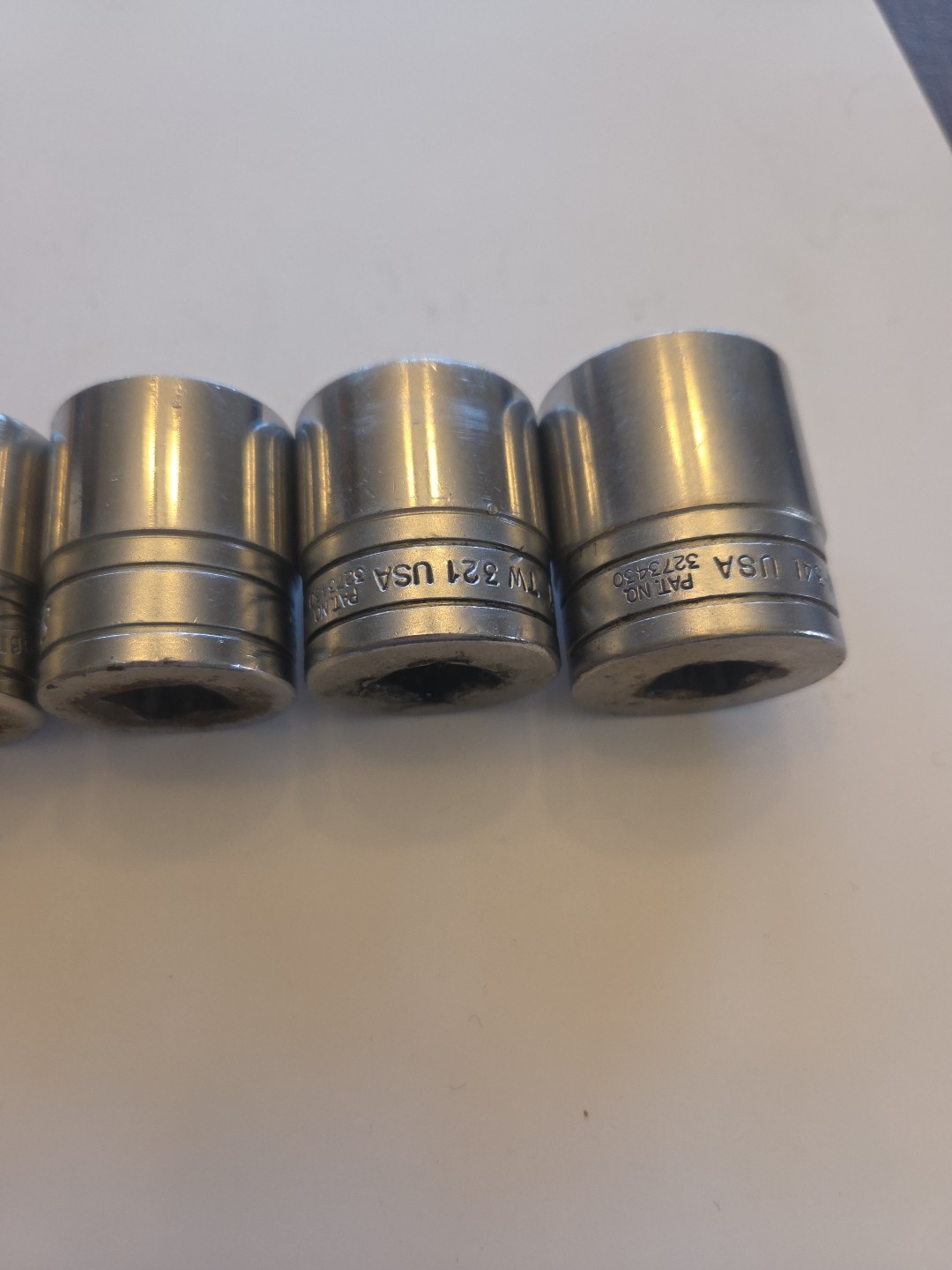Snap On Tools 1/2″ Drive 11 Piece SAE Shallow 6 Point Socket Set 7/16″ – 1-1/16″