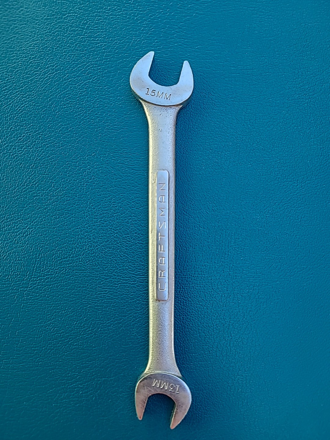 Craftsman 13mm x 15mm Open End Wrench Metric Double Open-End. -V-44507 USA Made.