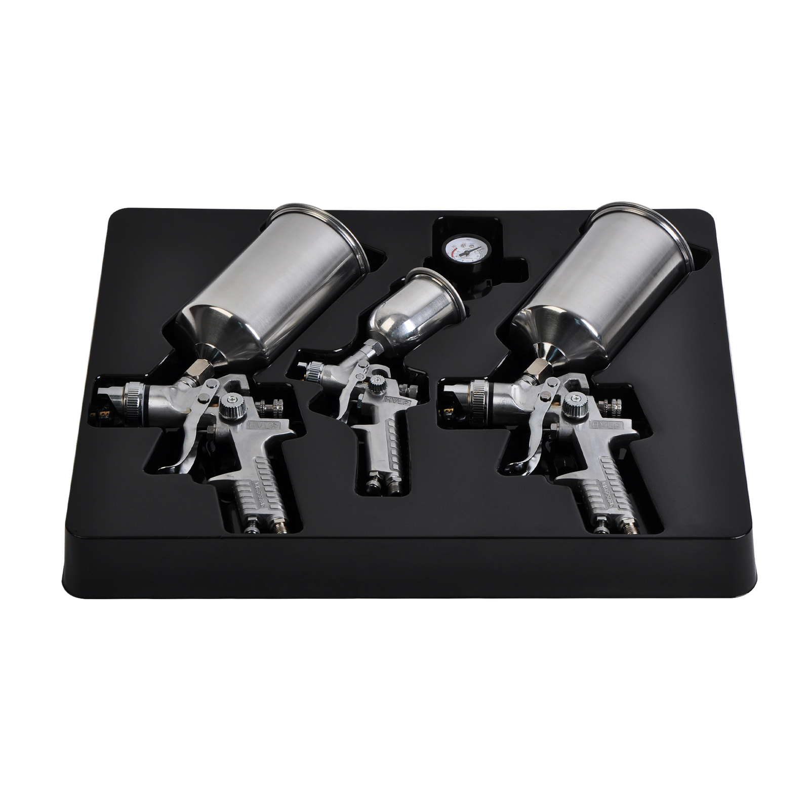 4pc Air Spray Gun HVLP Paint Auto Car Automotive Shop Painting Tools Kit Set