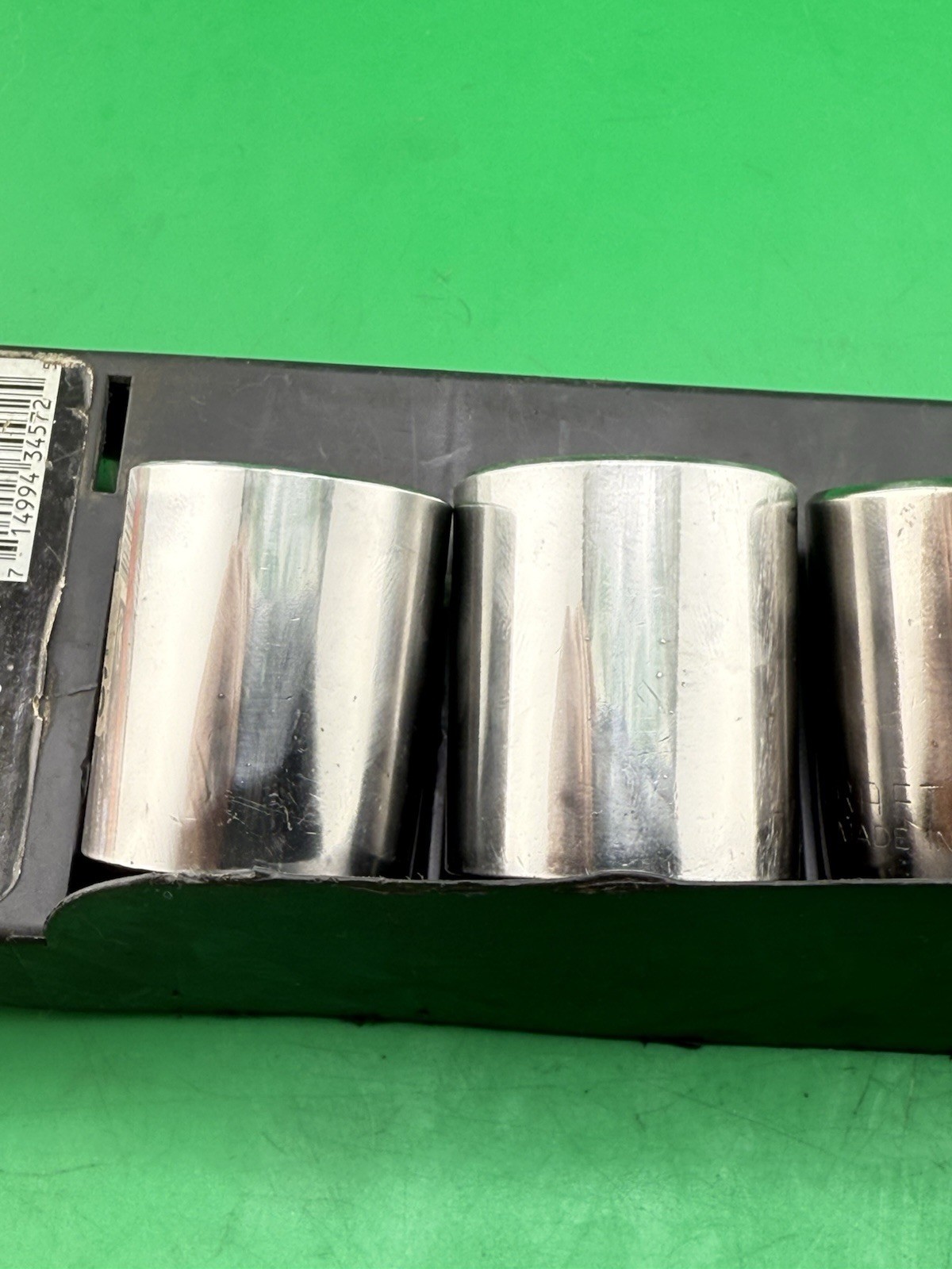 USA 34572 Craftsman Lg. 12pt 1/2” Drive 5 PC Socket Set Easy Read 1-1/16 1-1/2
