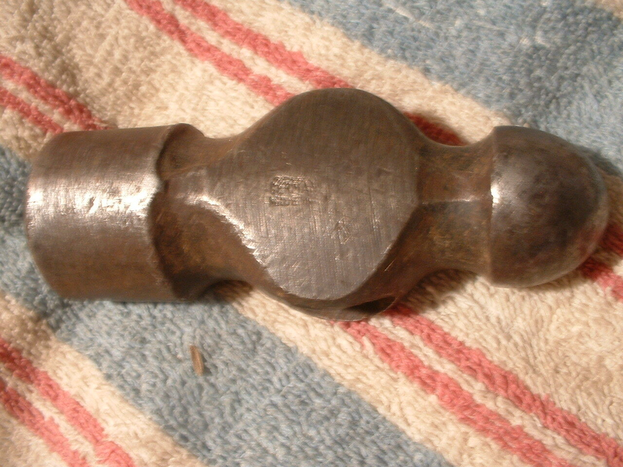 German Made Large Ball Peen Hammer Head 1lb 10oz