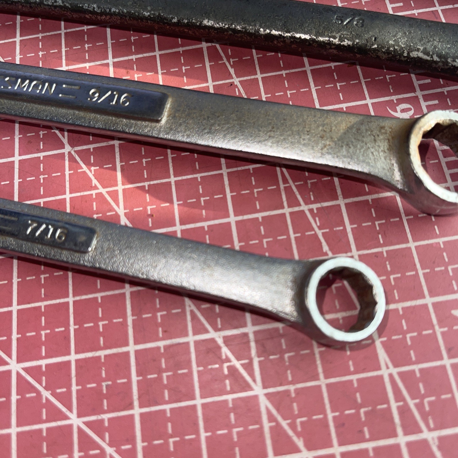 Craftsman USA 6 Piece SAE 12 Point Box End Wrench Set Proto Armstrong 3/8 – 7/8
