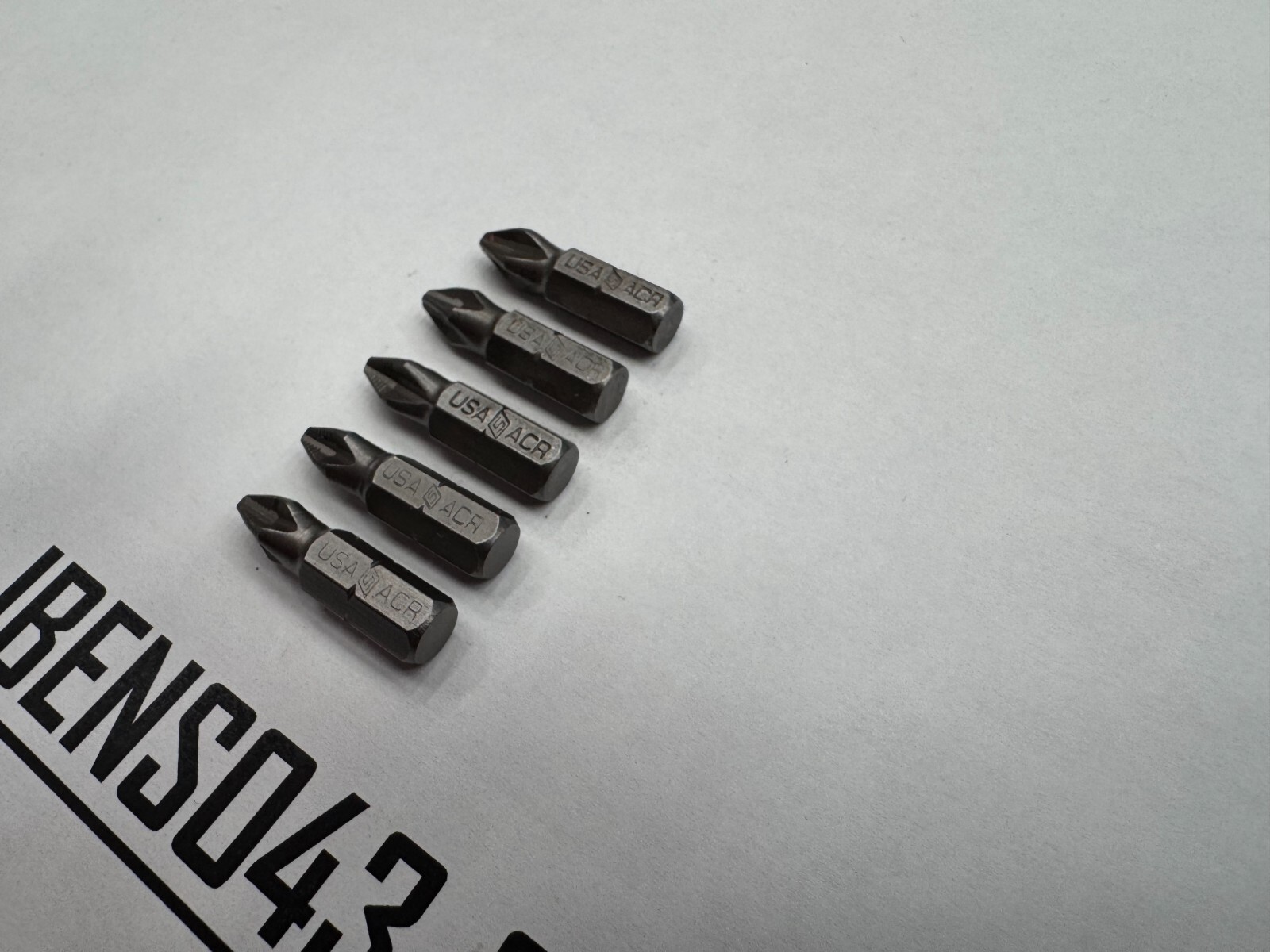 Snap-on Tools USA NEW 5 PACK 1/4″ Hex #2 Phillips ACR Screwdriver Bit SDM222IRB