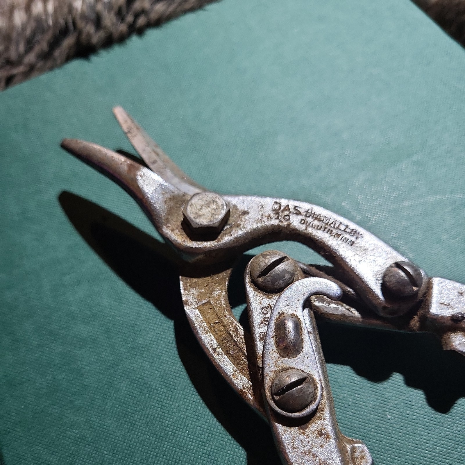 Diamalloy DAS10 Straight Cut Sheet Metal Scissors Snips VINTAGE USA Duluth Minn