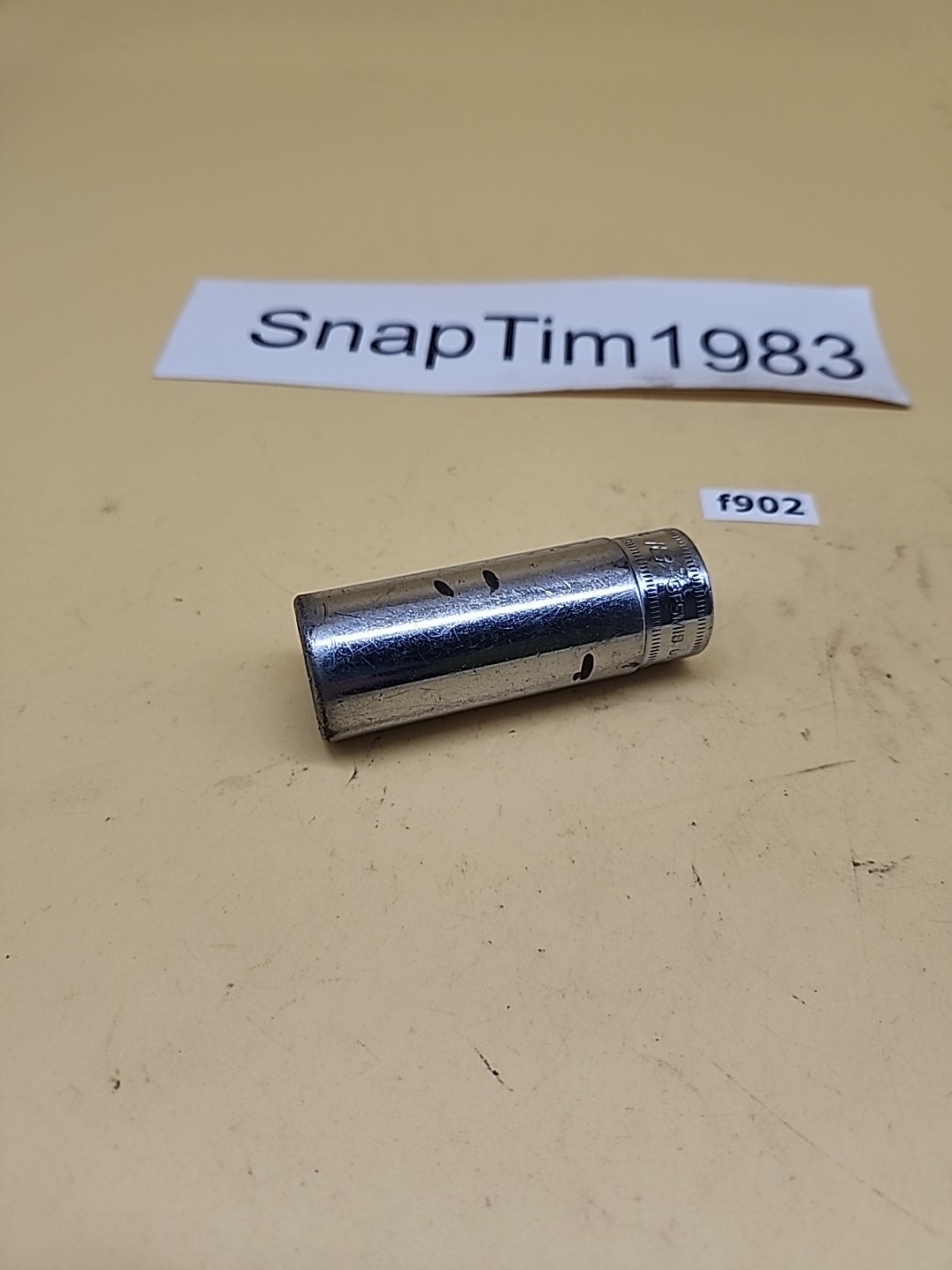 Snap-on Tools SFSM18 18mm Metric Flank Drive Deep Socket 3/8″ Dr 6 Pt. USA