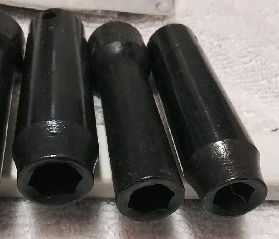 S-K 5PC 1/2″ DRIVE DEEP IMPACT SOCKET SET 10-11-12-13-16 METRIC USA 🇺🇸