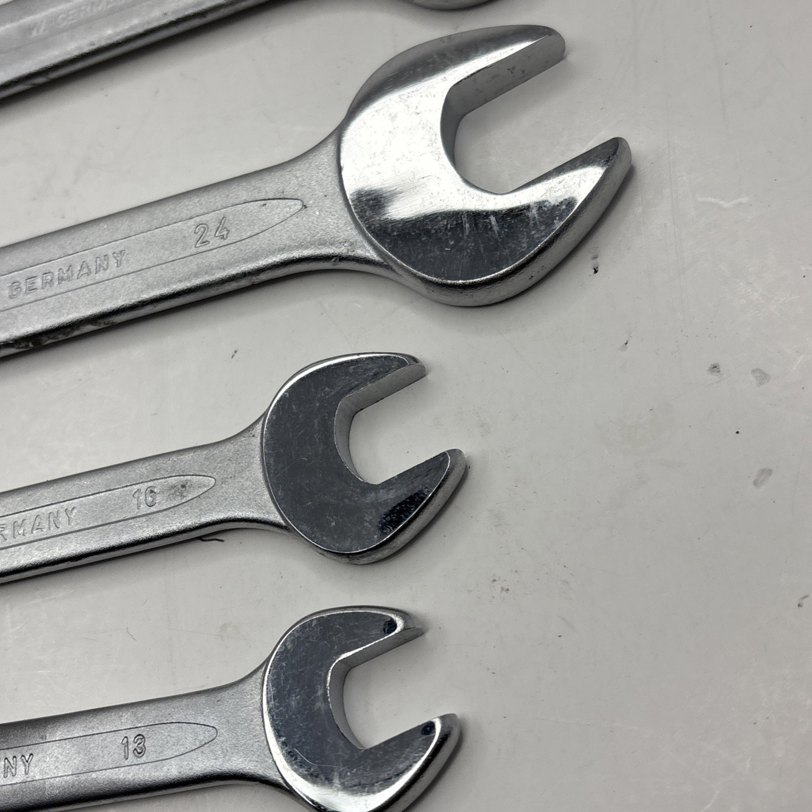 Heyco 350 Metric Open End Wrench Set 6 Pcs 13×17 16×18 24×26 25×28 27×30 30x32mm