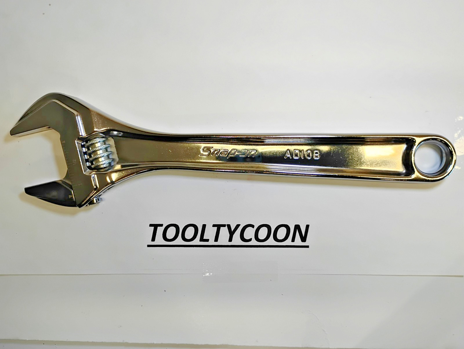 Snap-On Tools SPAIN NEW 10″ ADJUSTABLE Wrench Chrome AD10B