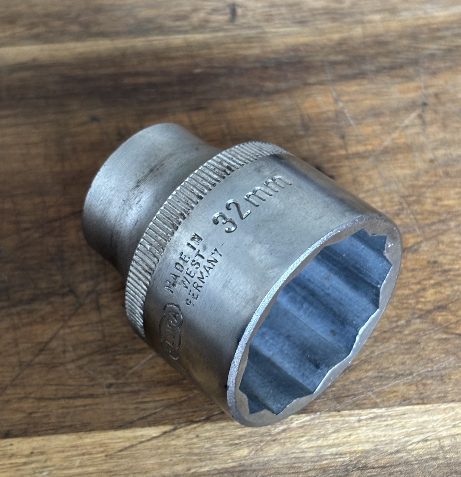 ELORA – 32mm metric. 1/2” drive 6 point , Socket- High Quality German made