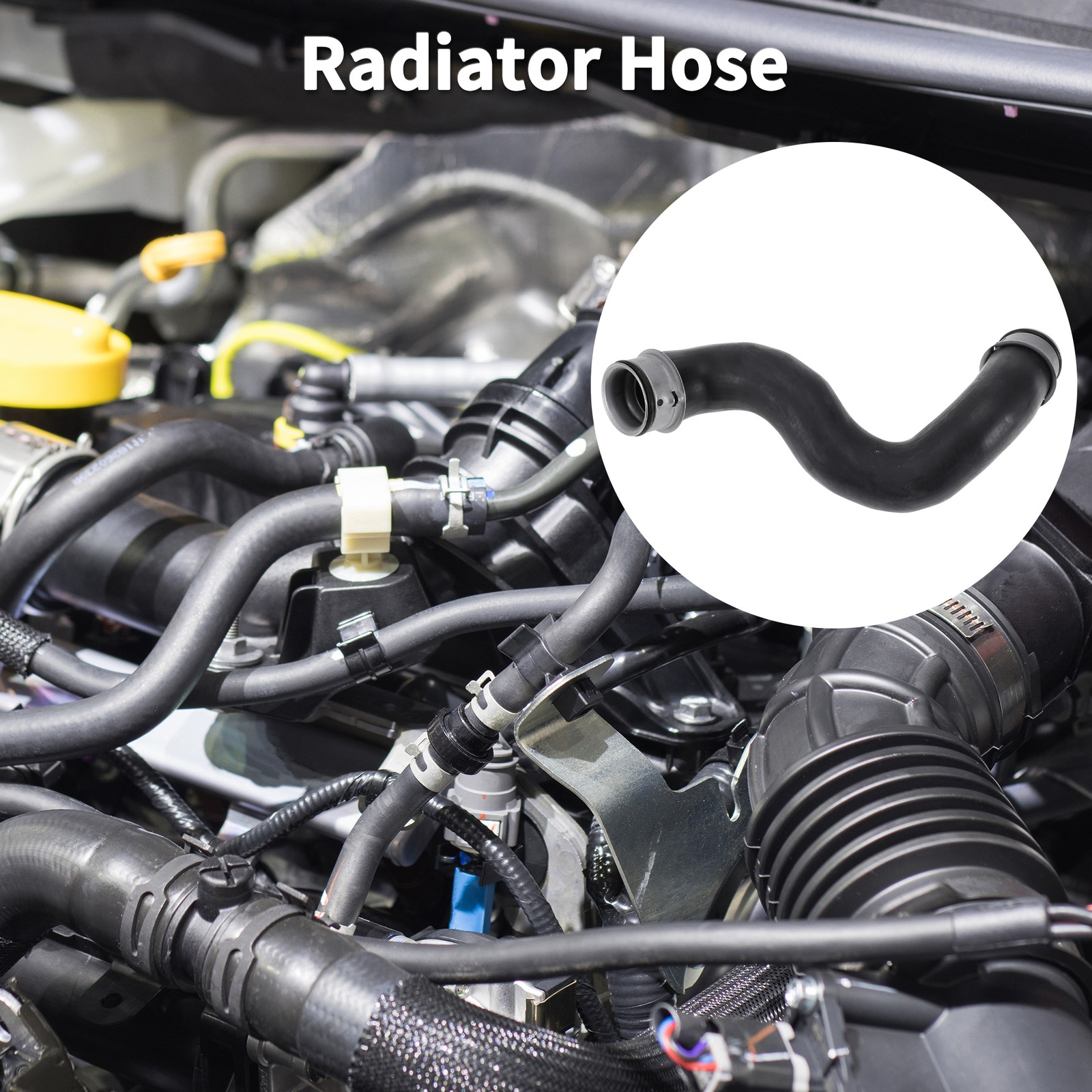 Radiator Hose for Mercedes-Benz C-Class 2008-24 N.A2045011682 Rubber 1pc