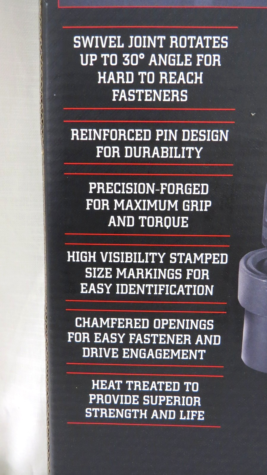 Icon I2UM-10 10 Piece Professional Impact Swivel Socket Set Metric 10-19mm 59747