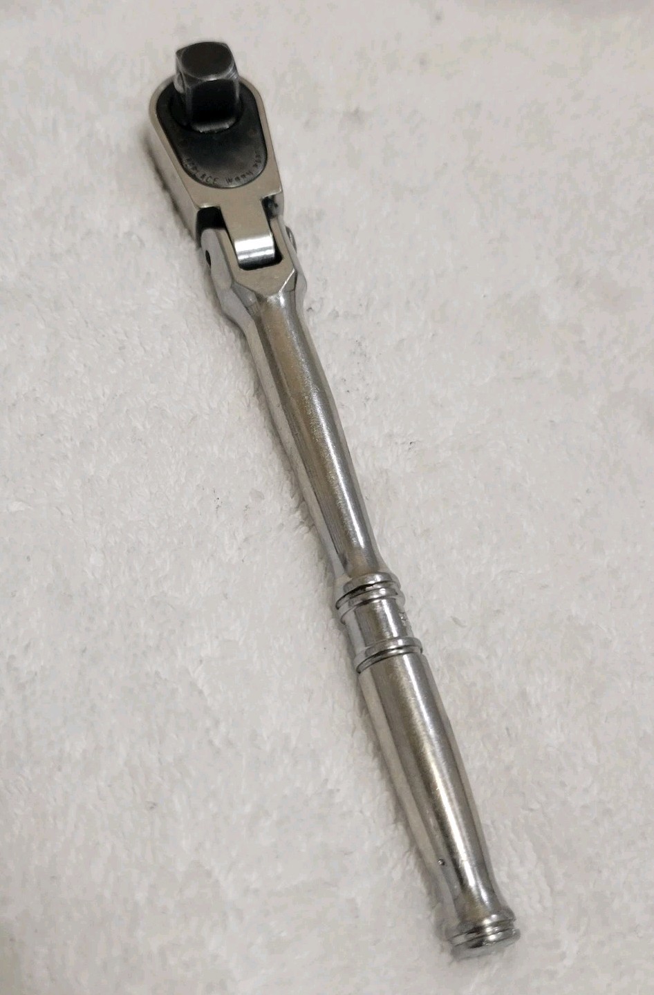 Snap-on Tools FCF936 3/8″ Dr. COMPACT BODY Flex Head Chrome Ratchet Made In 🇺🇸