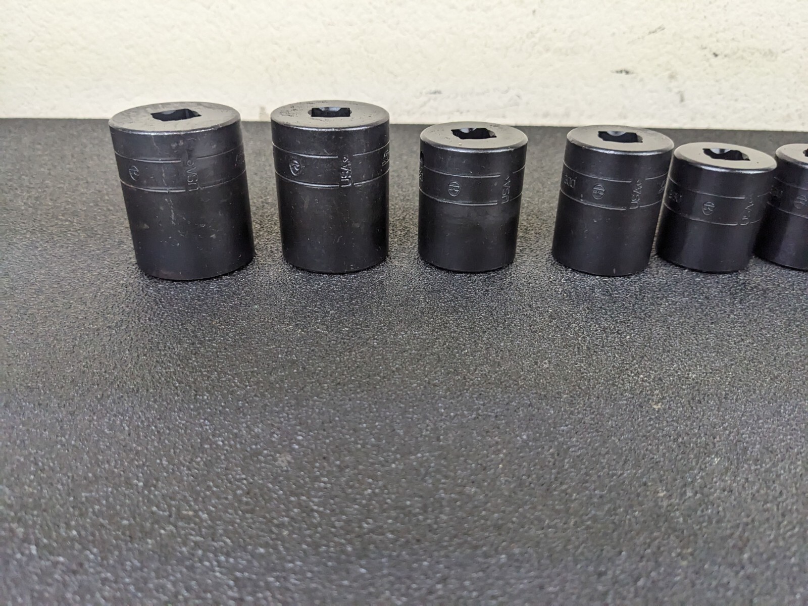 #bh828 Snap On Tools NEW SAE Shallow Impact Socket Set 7/16″ to 1-1/8″
