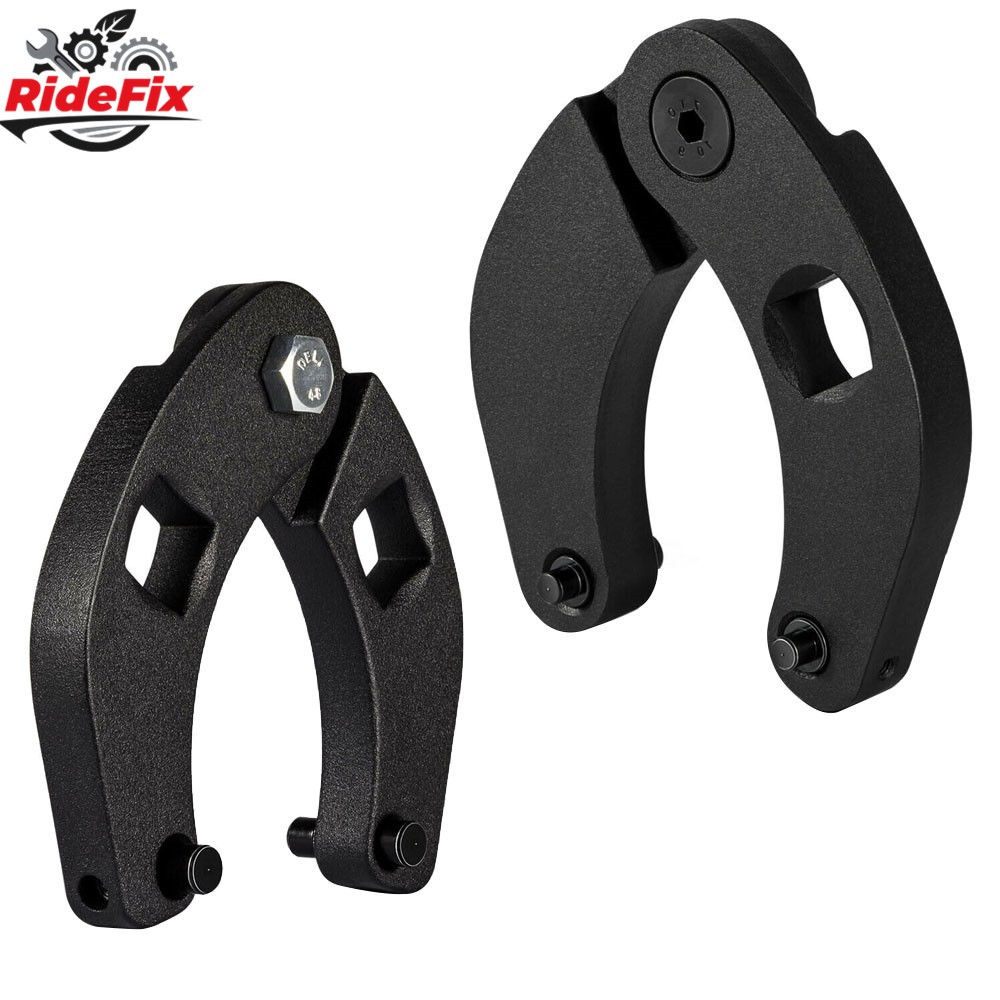 2PCS Adjustable Gland Nut Wrench 1266 + 7463 Spanner Tool For Hydraulic Cylinder