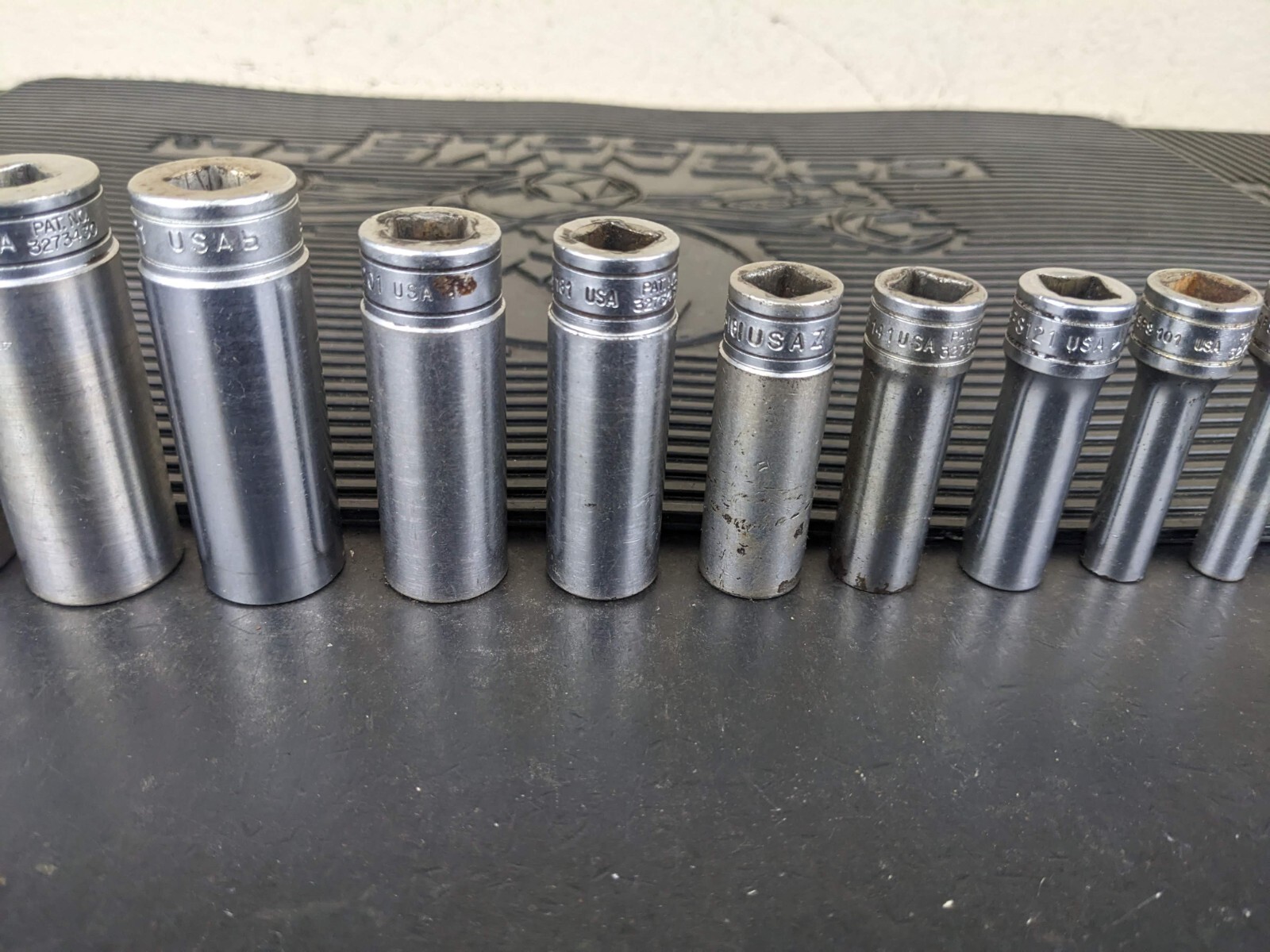 #bg227 Snap on Tools 211SFSY 3/8″ Drive Deep Chrome Socket Set Socket Set