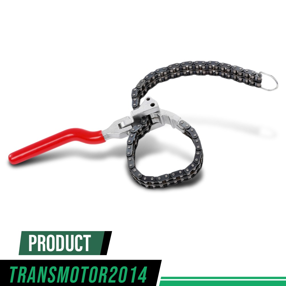 Heavy-Duty Ratcheting Chain Wrench Fittings 60-160mm Oil Filter Change Pipe