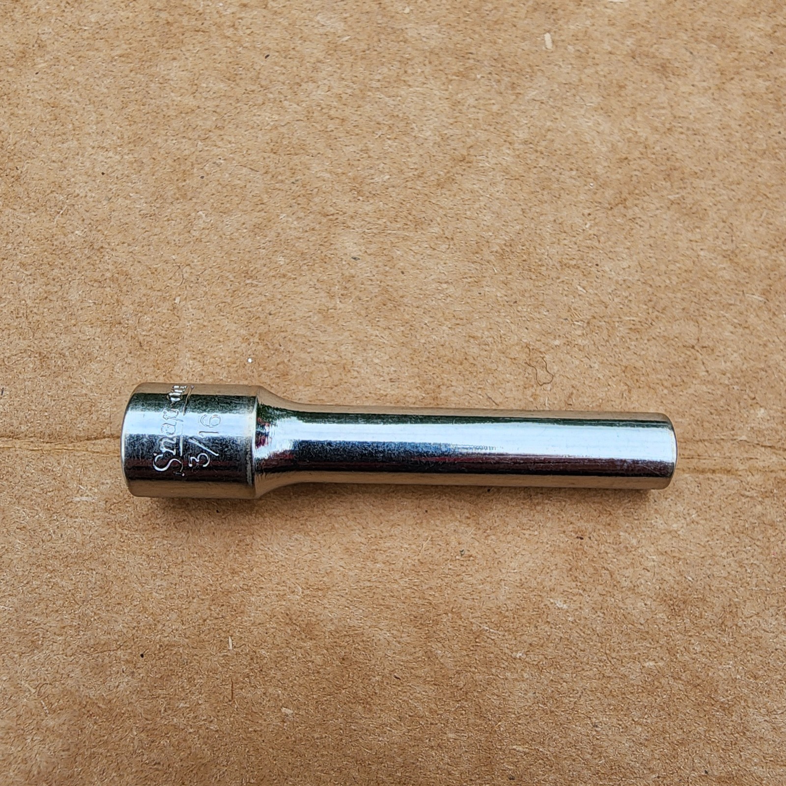 Snap-on 3/16″ 1/4″ Drive 6 Point Deep Chrome Socket STM6 3/16in.