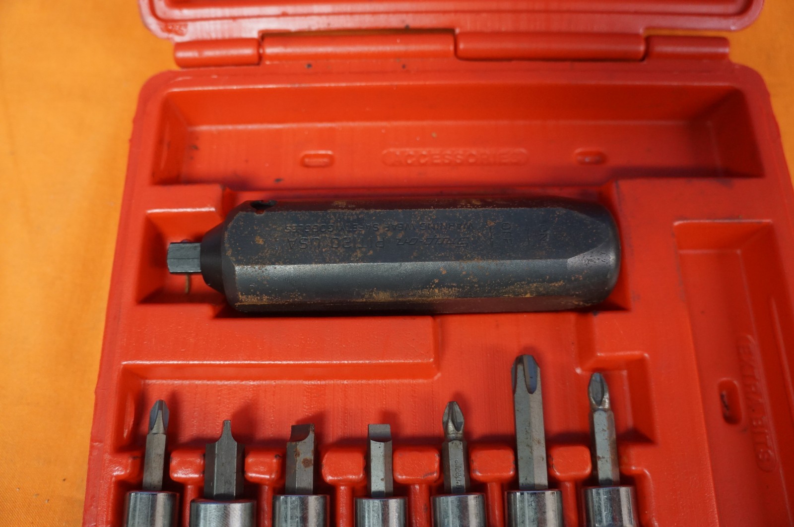 Snap On PB108A 3/8″ Drive Impact Driver Set W/Case