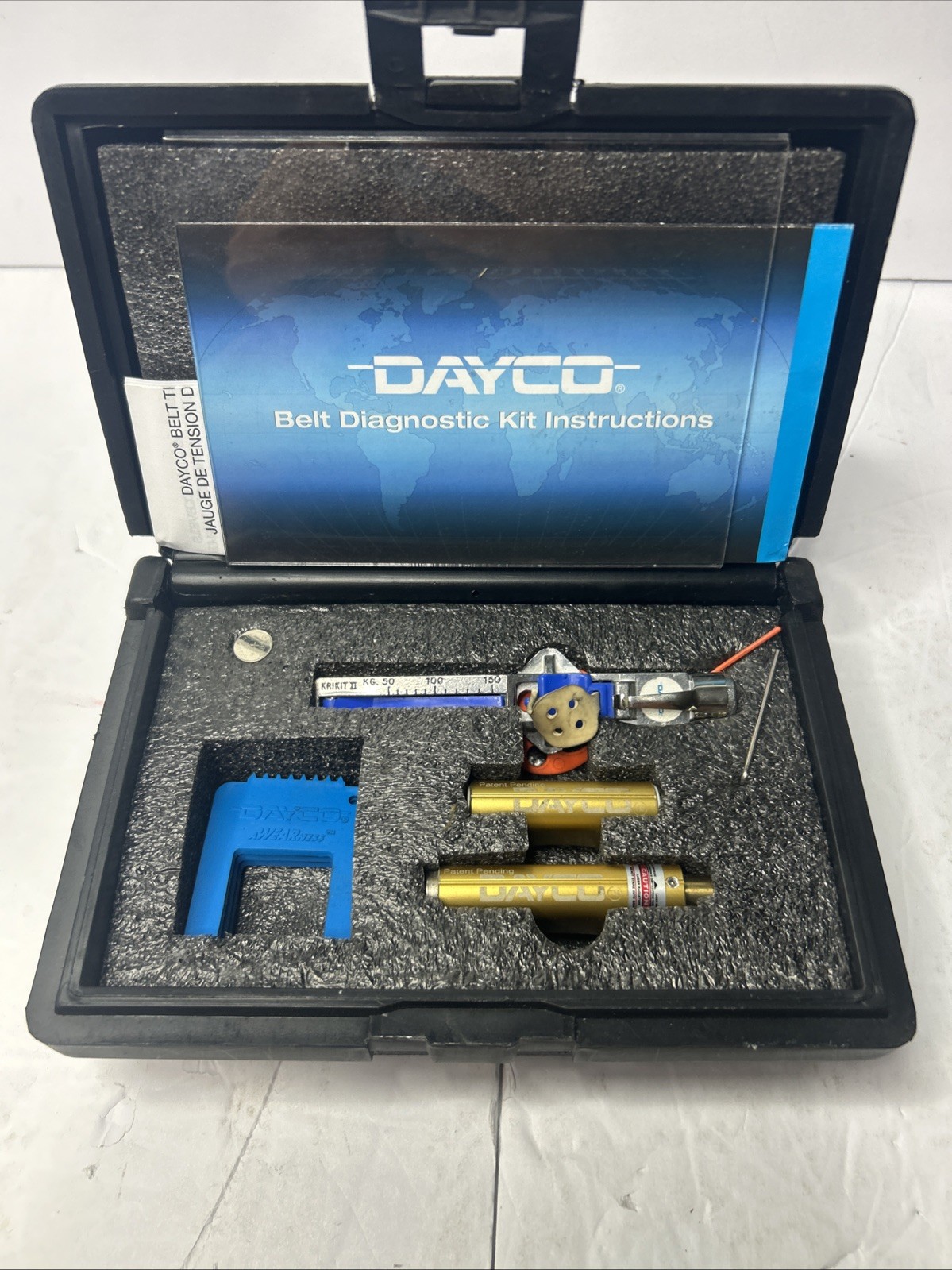 Dayco Belt Diagnostic Kit Merchandising Tool 93866 With Extra Belt Gauge