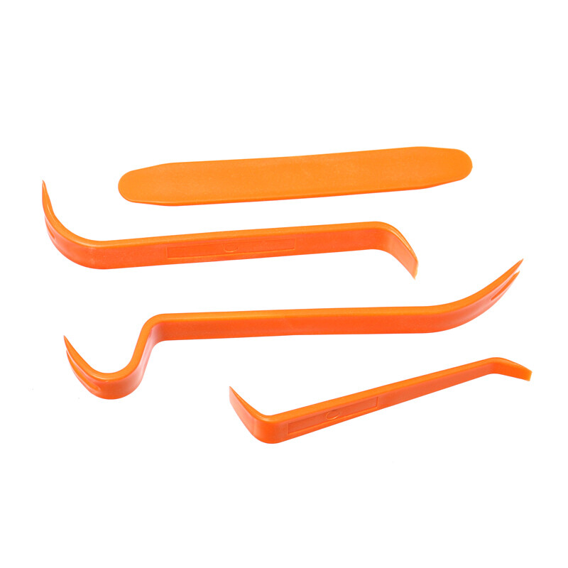 4PCs Car Door Trim Removal Tool Pry Panel Dash Radio Body Clip Installer Kit