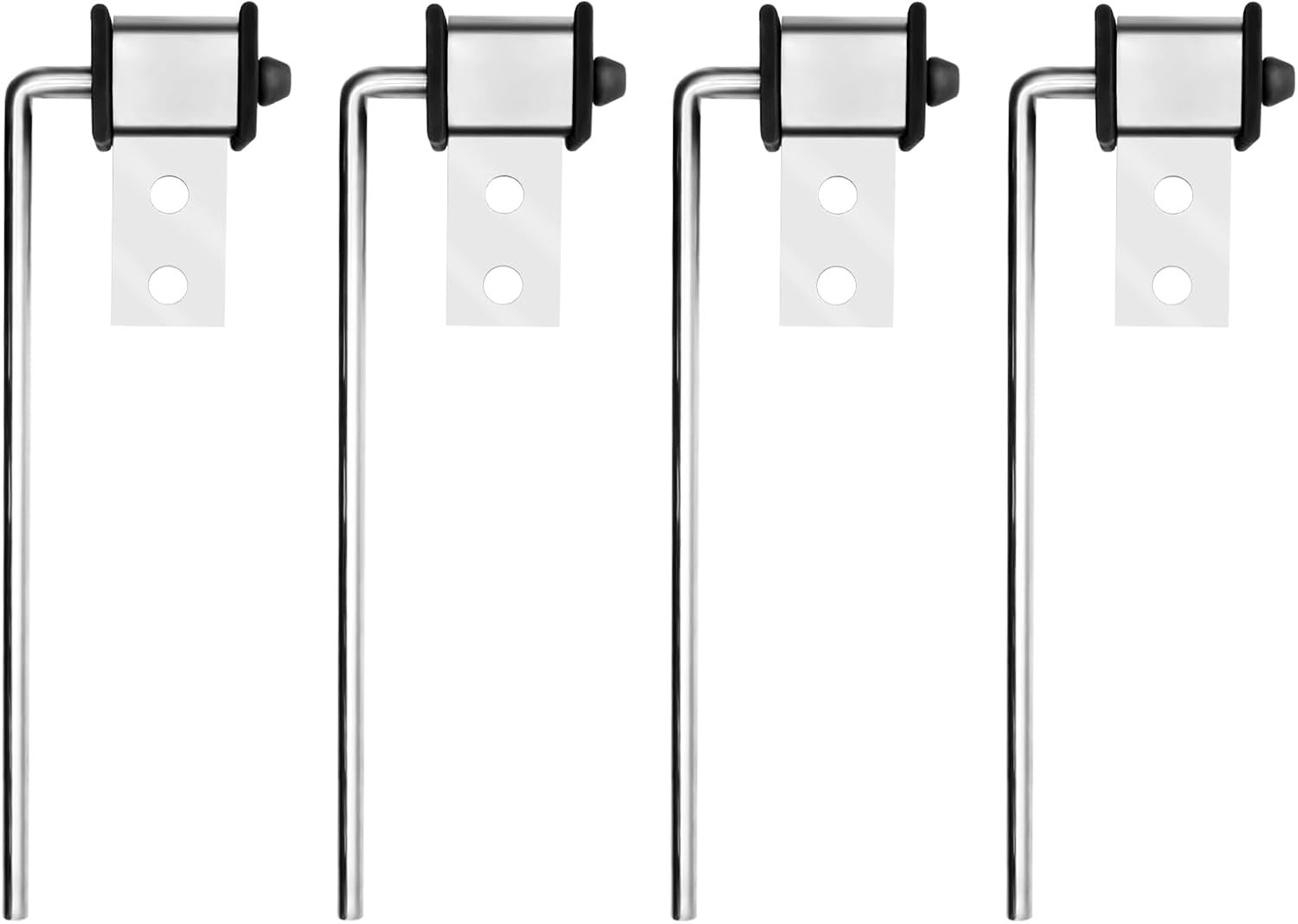4 Pack Stainless Steel Universal Exhaust Hanger Rod Weld On Bracket 3/8″ Rod …