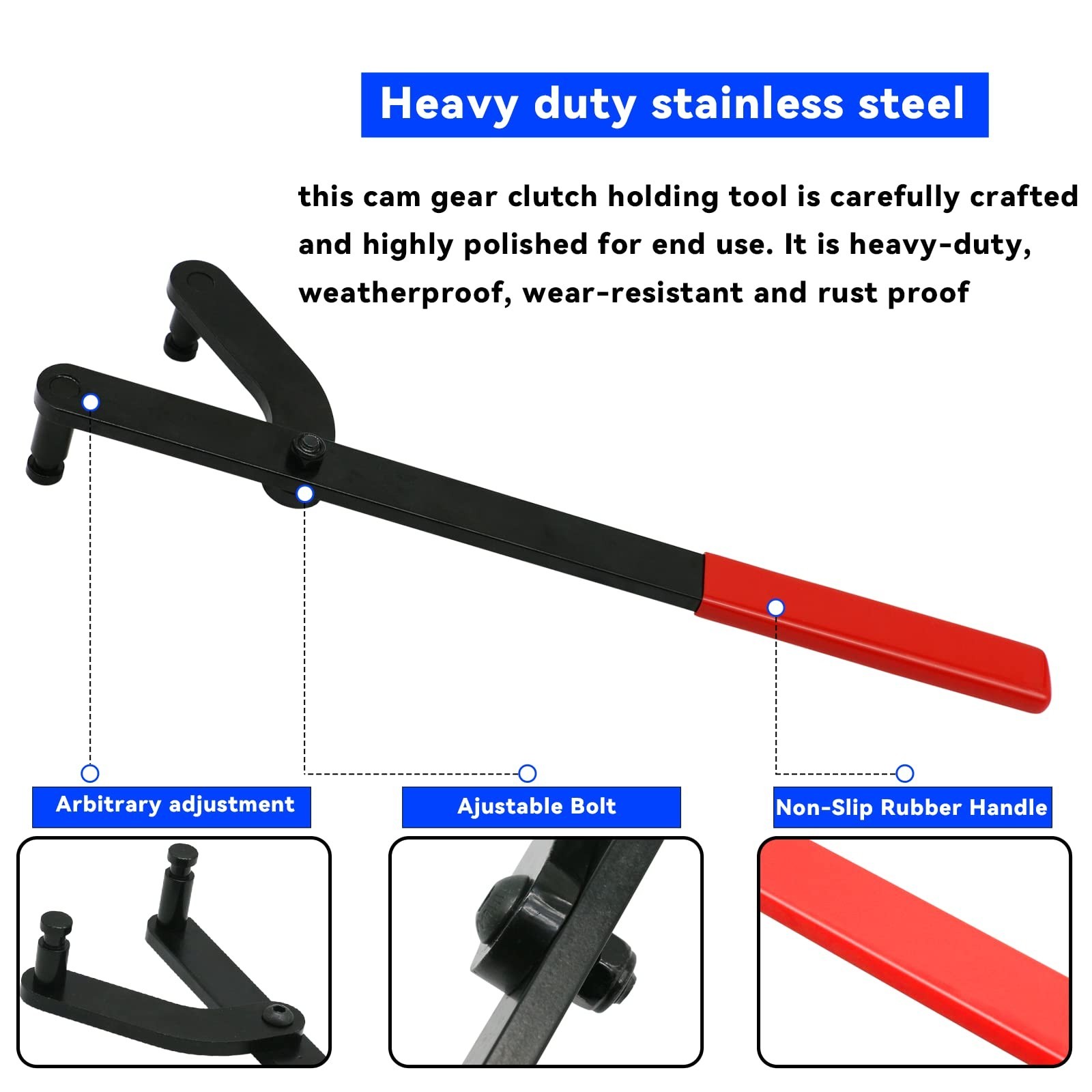 Universal Camshaft Injection Pump Cam Pulley Holder Sprocket Holding Tool Wrench