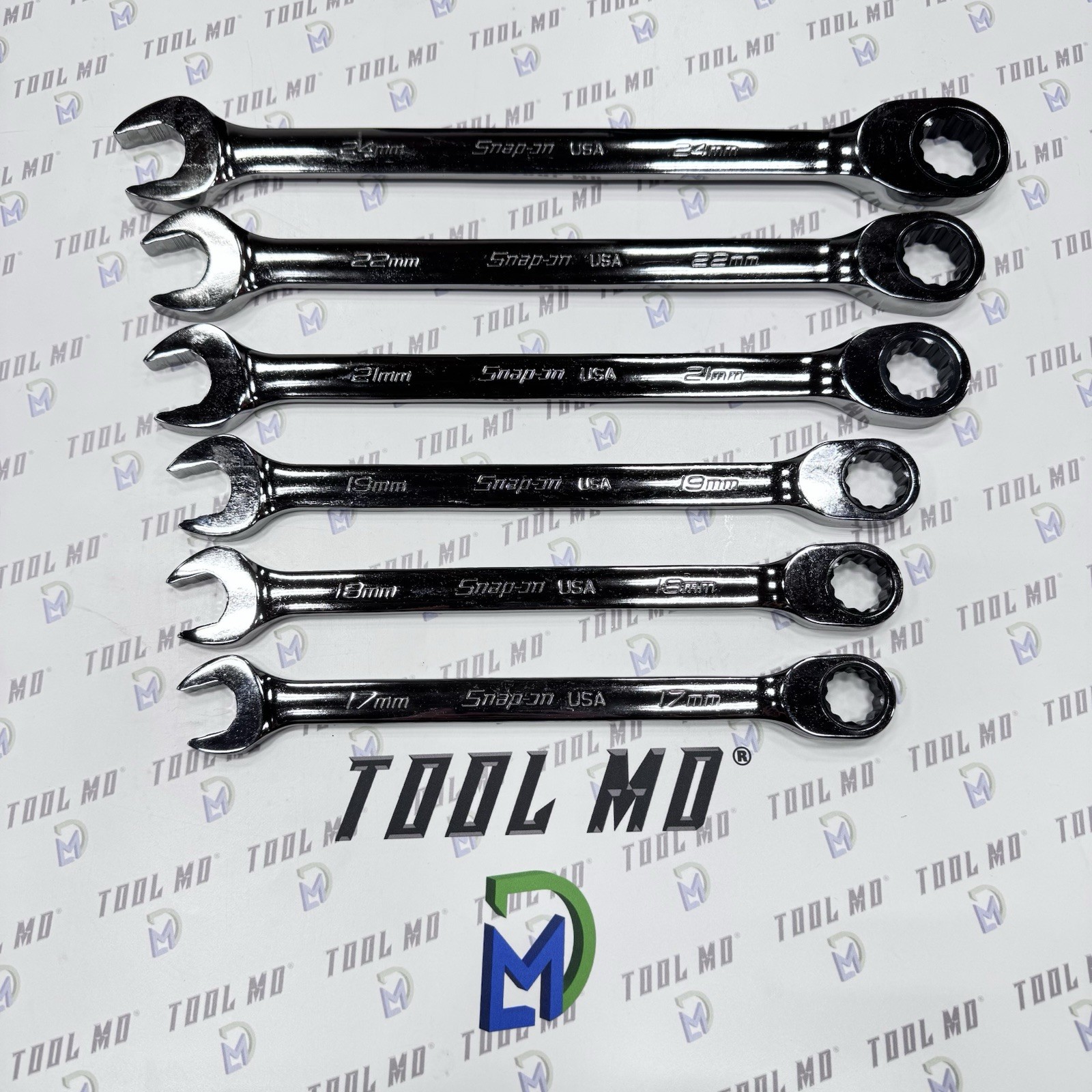 Snap-on Tools NEW 17pc 0° Offset Non-Reverse Ratchet Wrench Foam Set SOXRM01FBA