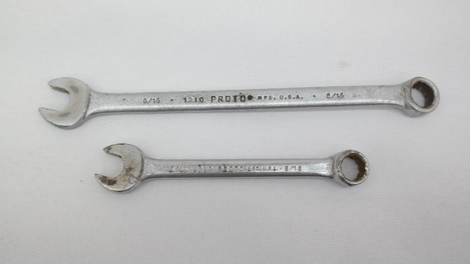 Proto SAE Combination Wrench Lot 1 1/8 – 5/16 Mixed Lot of 12 Pieces TF