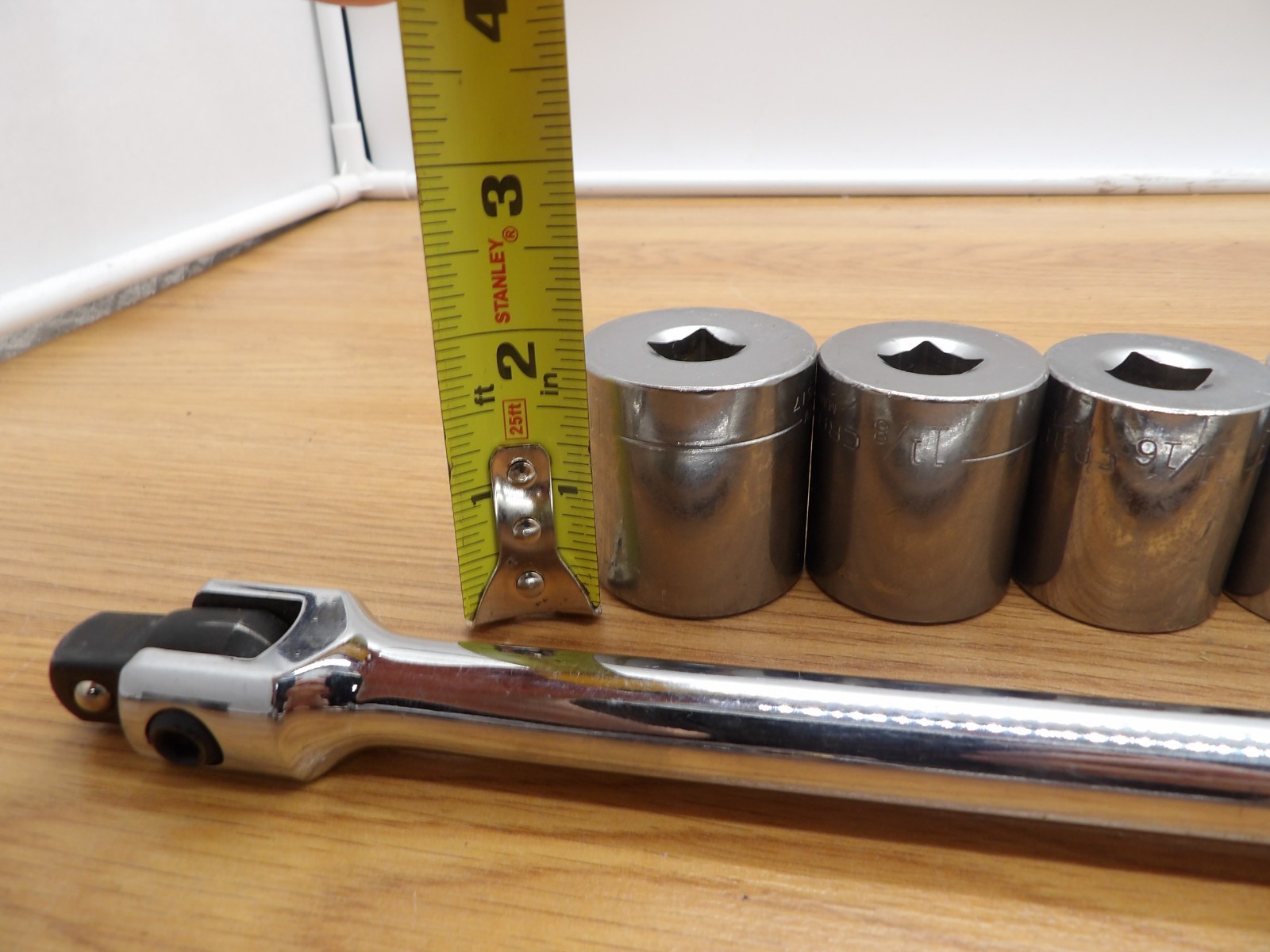 Craftsman SAE Shallow Socket Set 1/2″ Drive 12 Point 7/16″ to 1-1/4″ 13pc USA