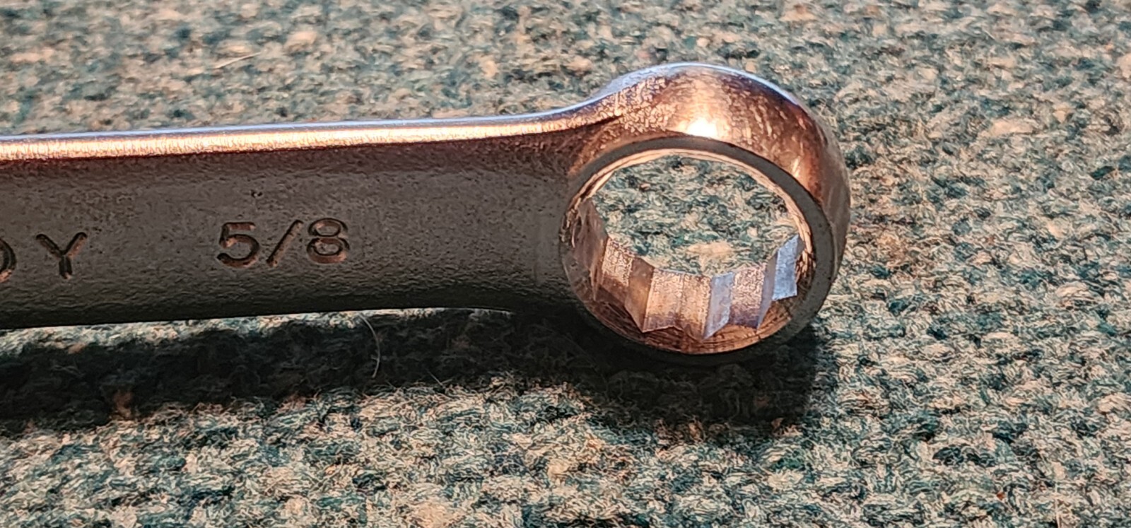 VINTAGE EASCO 3/4″ x 5/8″ 62 124 DOUBLE BOX END WRENCH SAE FORGED! Made In USA!
