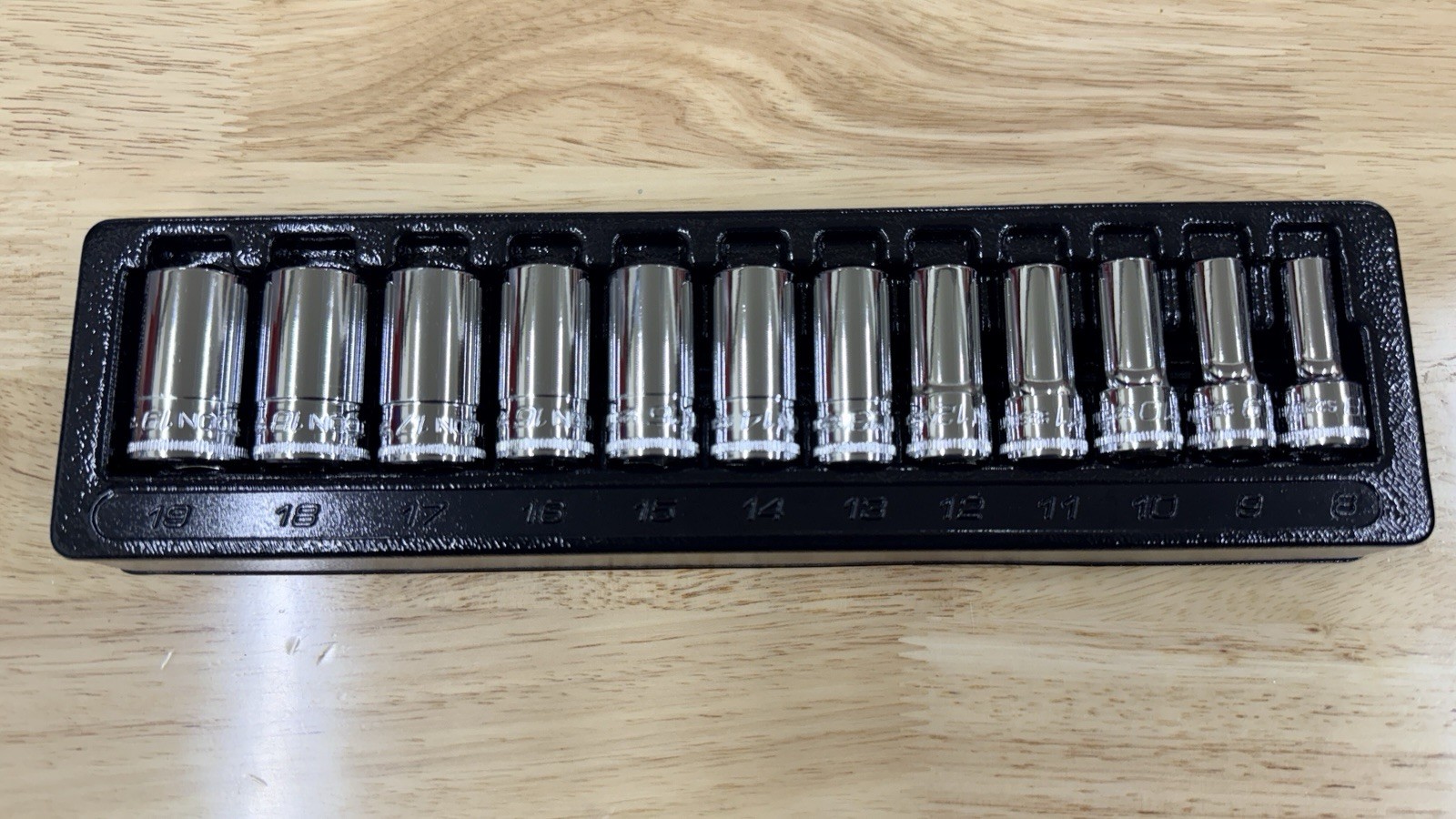 NEW ICON Metric Semi-Deep 3/8” Drive 6 Point Sockets – Chrome – Pick a Size (mm)