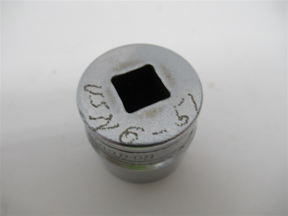 Snap-On F-281, 7/8″ Shallow Socket, 3/8″ Drive, 12 Point, USED
