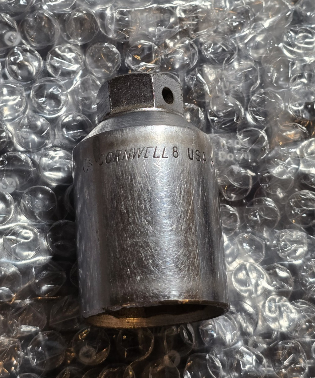 CORNWELL TOOLS X-9001 3/8″ DRIVE OIL PRESSURE SENSOR SPECIALTY CHROME SOCKET