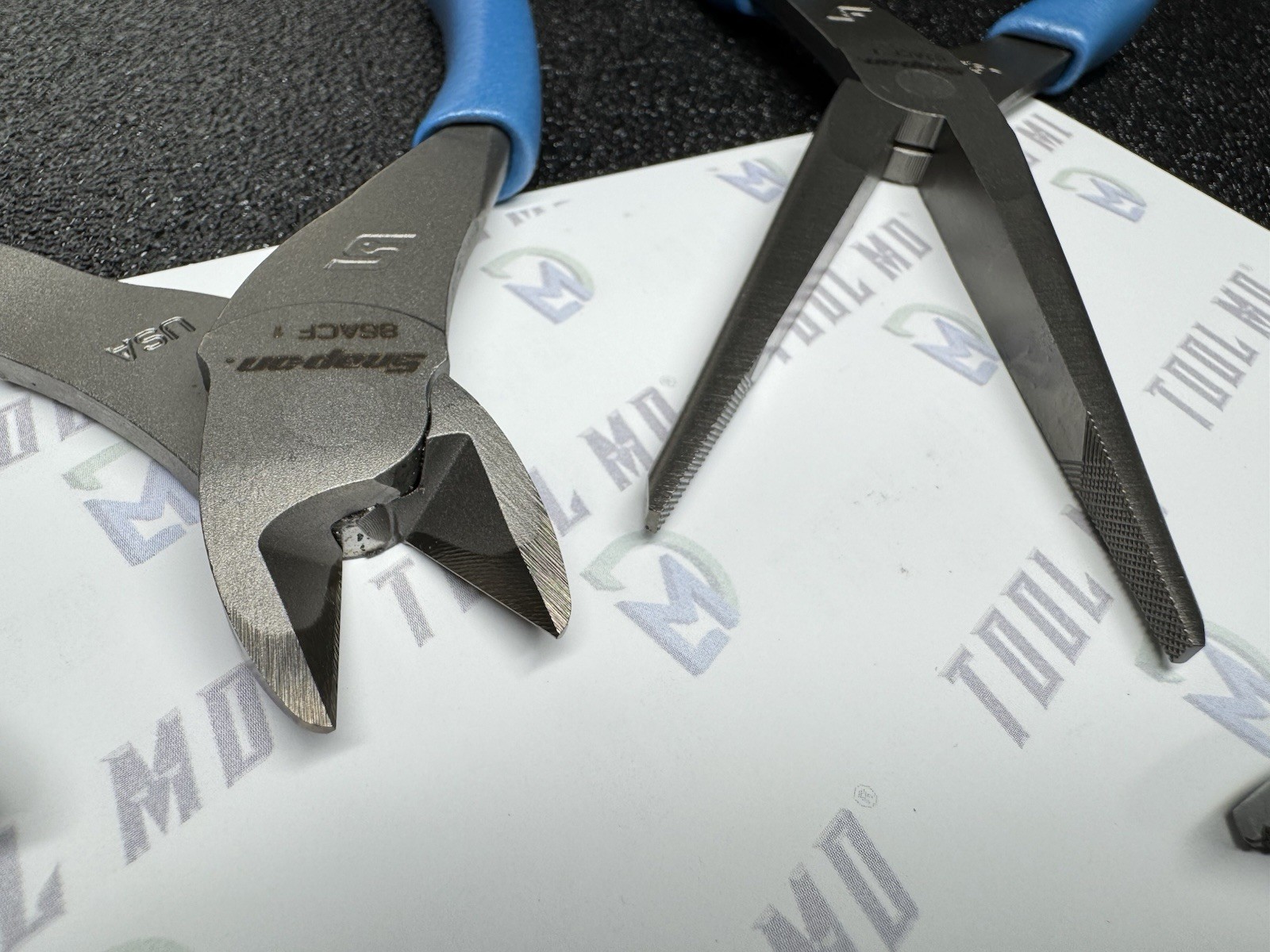Snap-on Tools USA NOS RARE 5pc PEARL BLUE Plier & Heavy-Duty Cutter Set 312CF