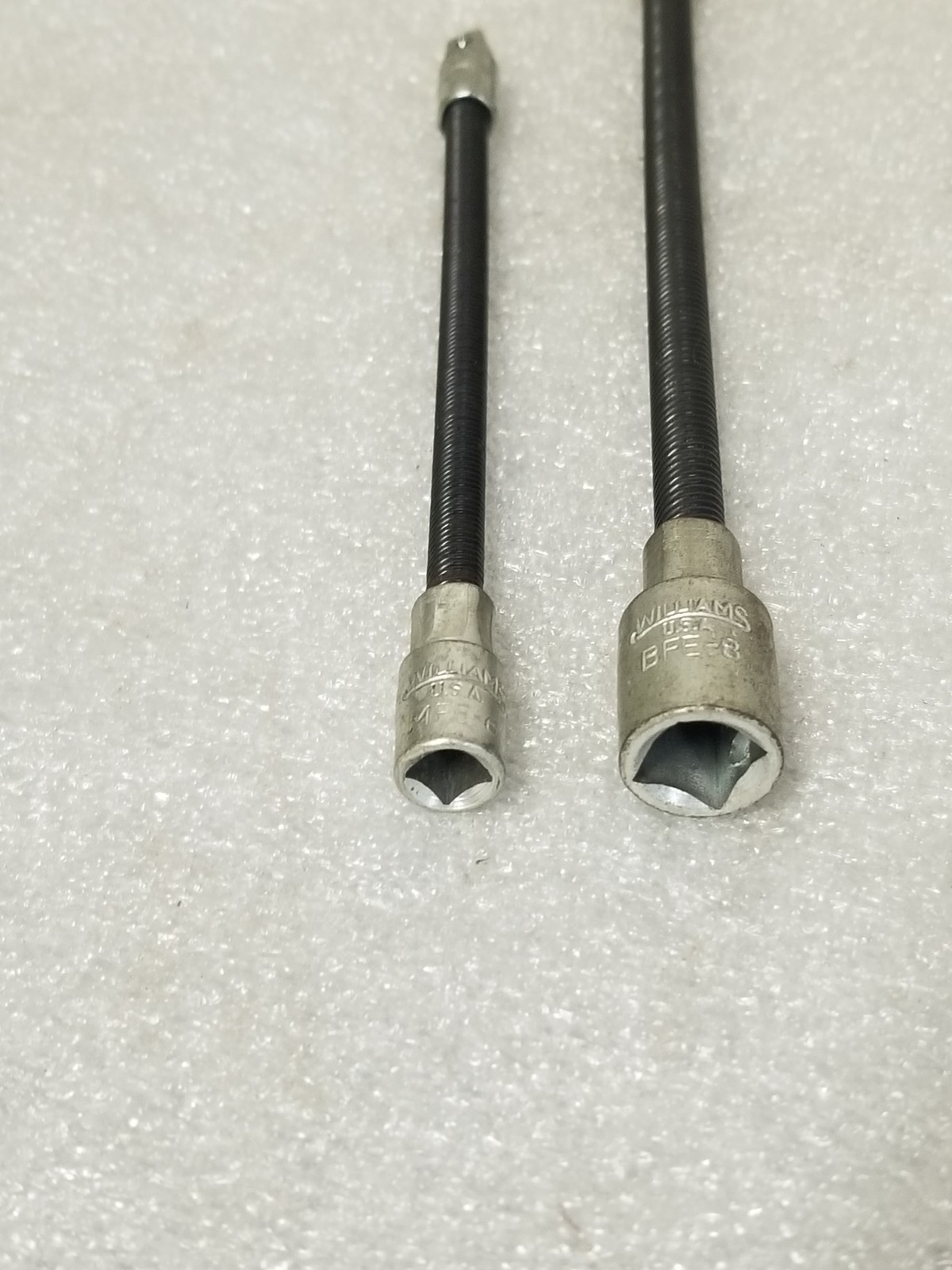 Williams 1/4″-Drive & 3/8″-Drive Flex Extension Set Black Made in USA