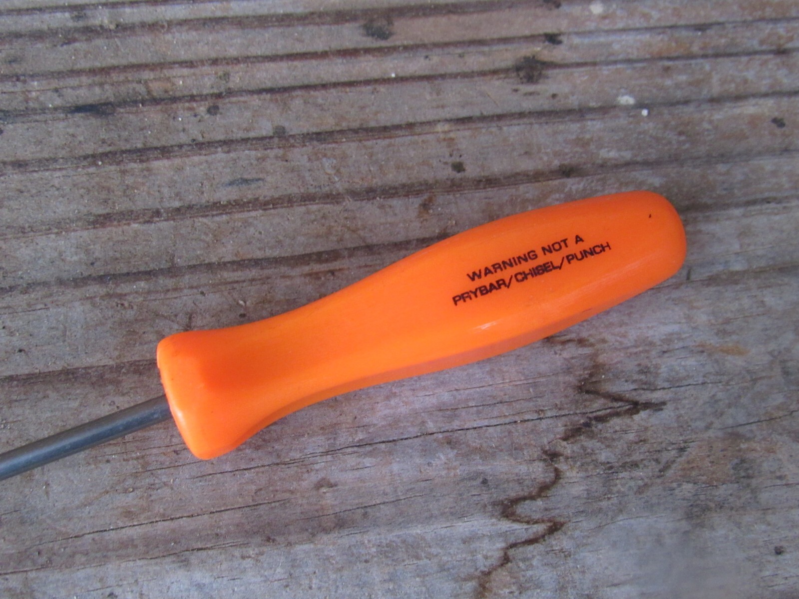SNAP ON TOOLS SD3ASH ORANGE HARD SCREWDRIVER HANDLE MINI HOOK PICK SD3ASHO USA