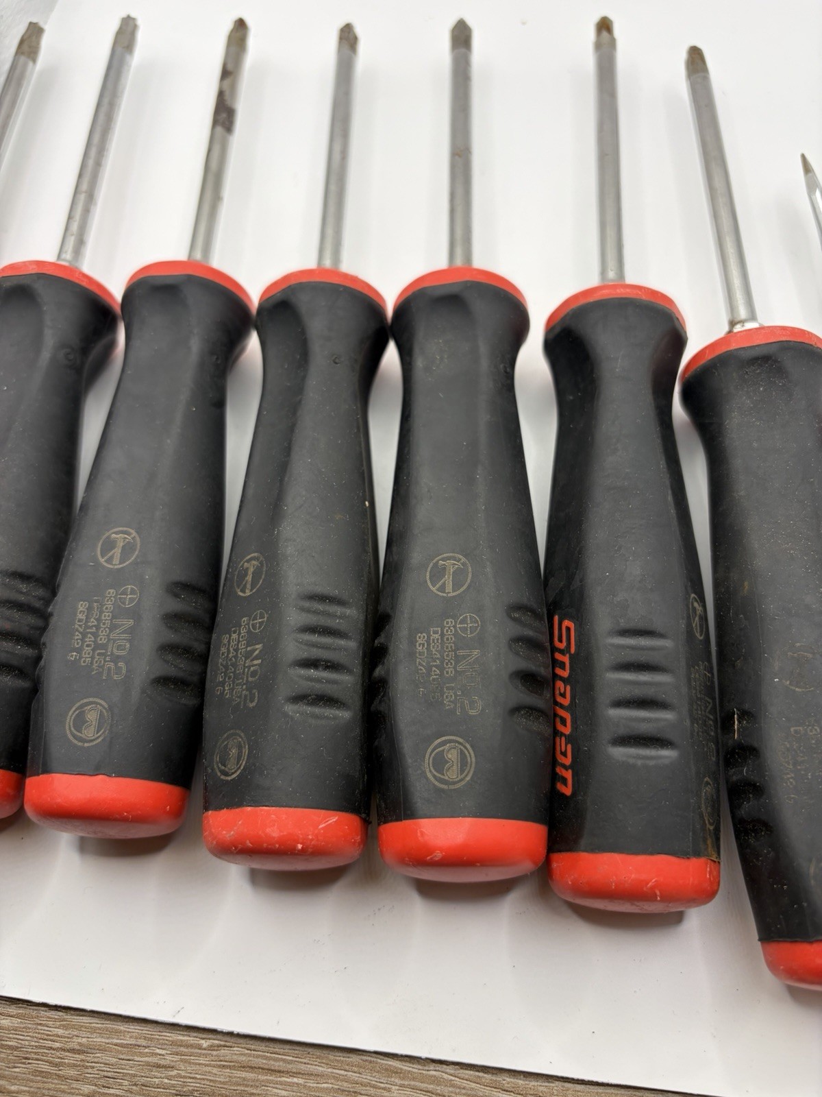 Lot of 9 Snap-On Tools Phillips Regular Torx Screwdriver