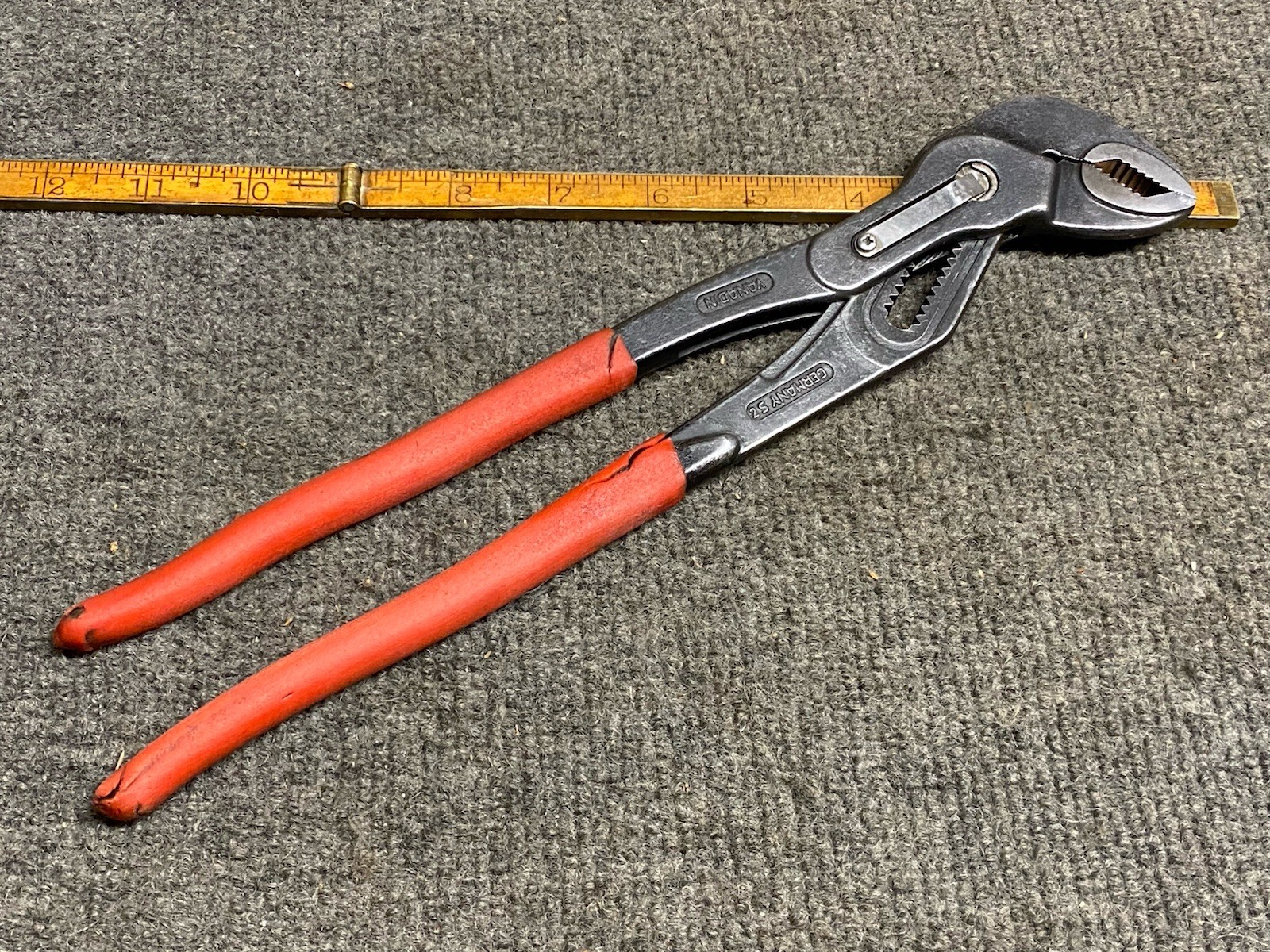 Mac Tools Knipex Cobra 12” Fast Adjustment Push Button Pliers Germany