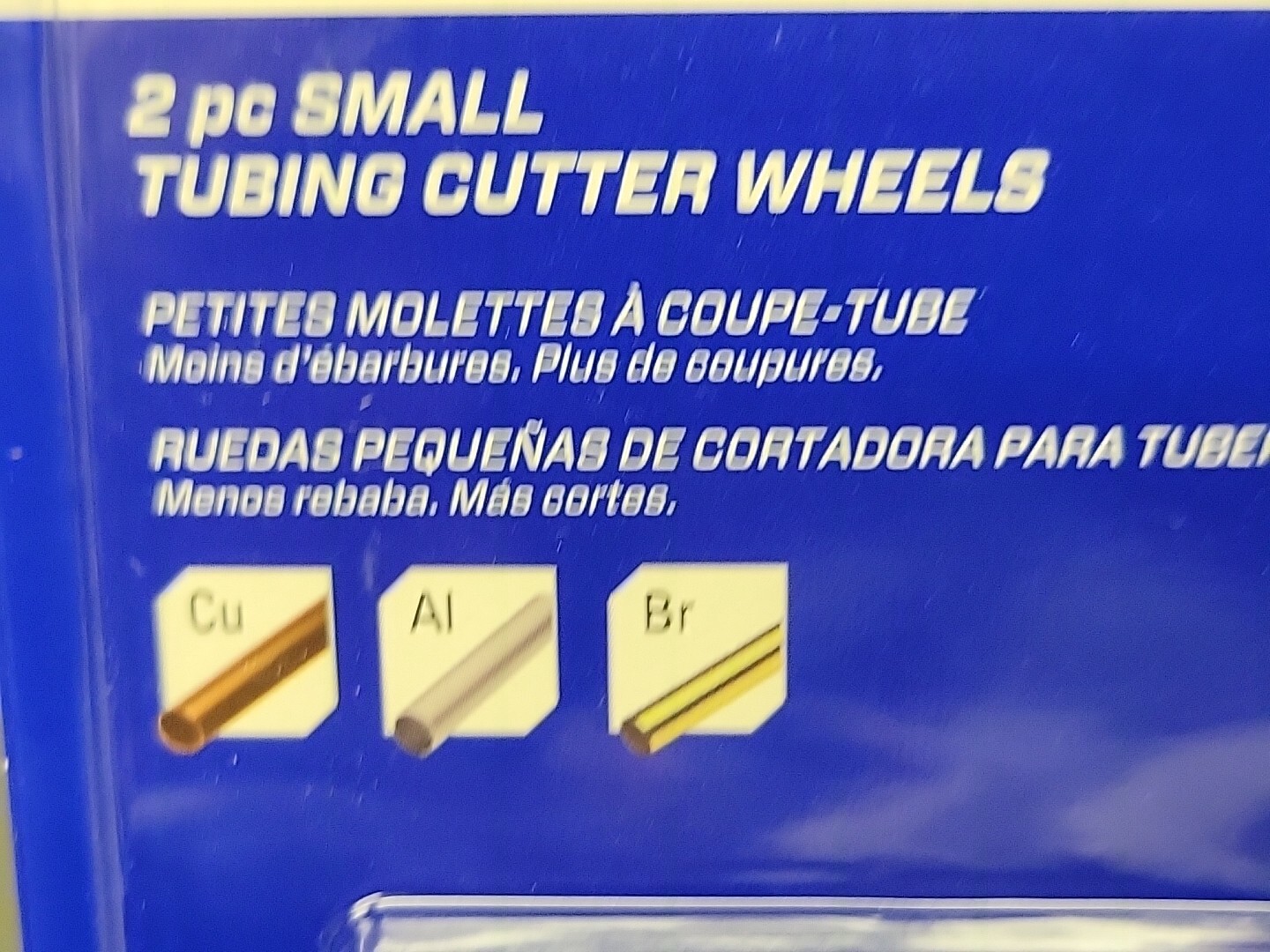 Lenox Small Cutter Wheel Copper Alum Brass 5/8 1921697 Miniature New 1 Pack of 2