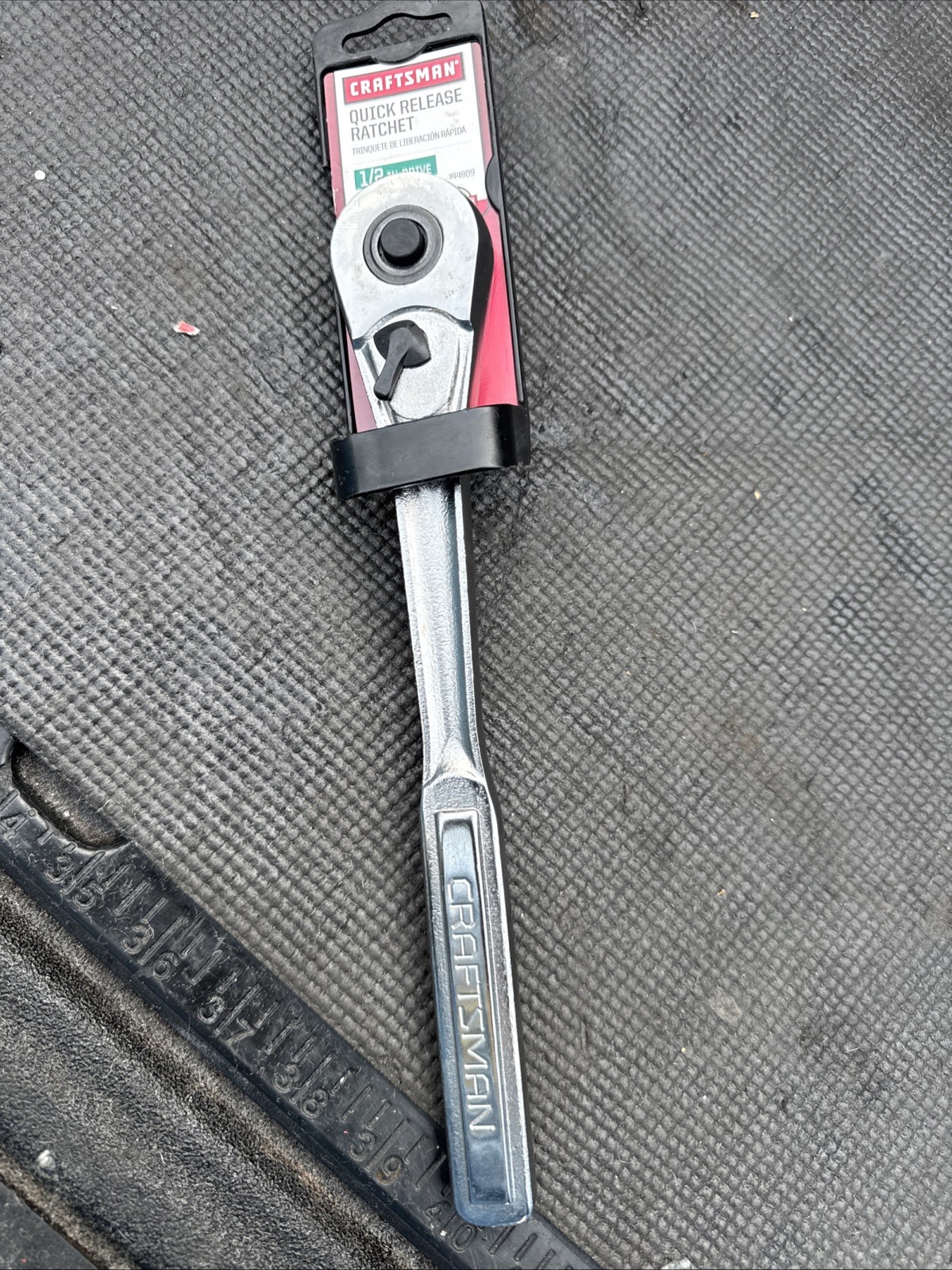 Sexy Sears Craftsman USA Nos 1/2” Drive Quick Release Ratchet 44809 On Hang Tag