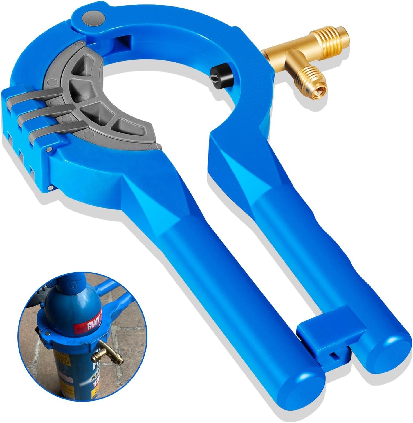 For R12 R134A Side Can Tap 10102 AC Refrigerant Manifold Systems, Oils, Additive